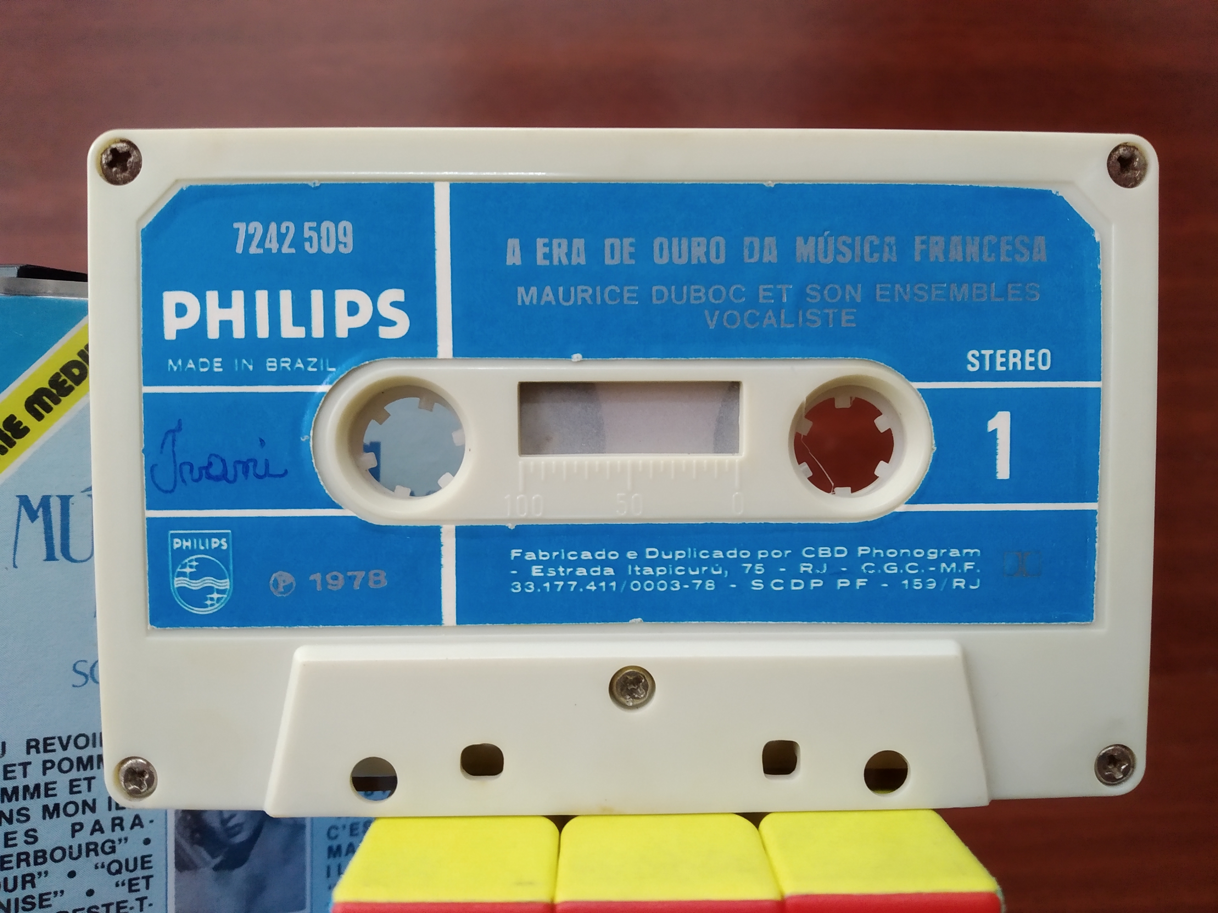 Fita cassete 'A Era de Ouro da Música Francesa'