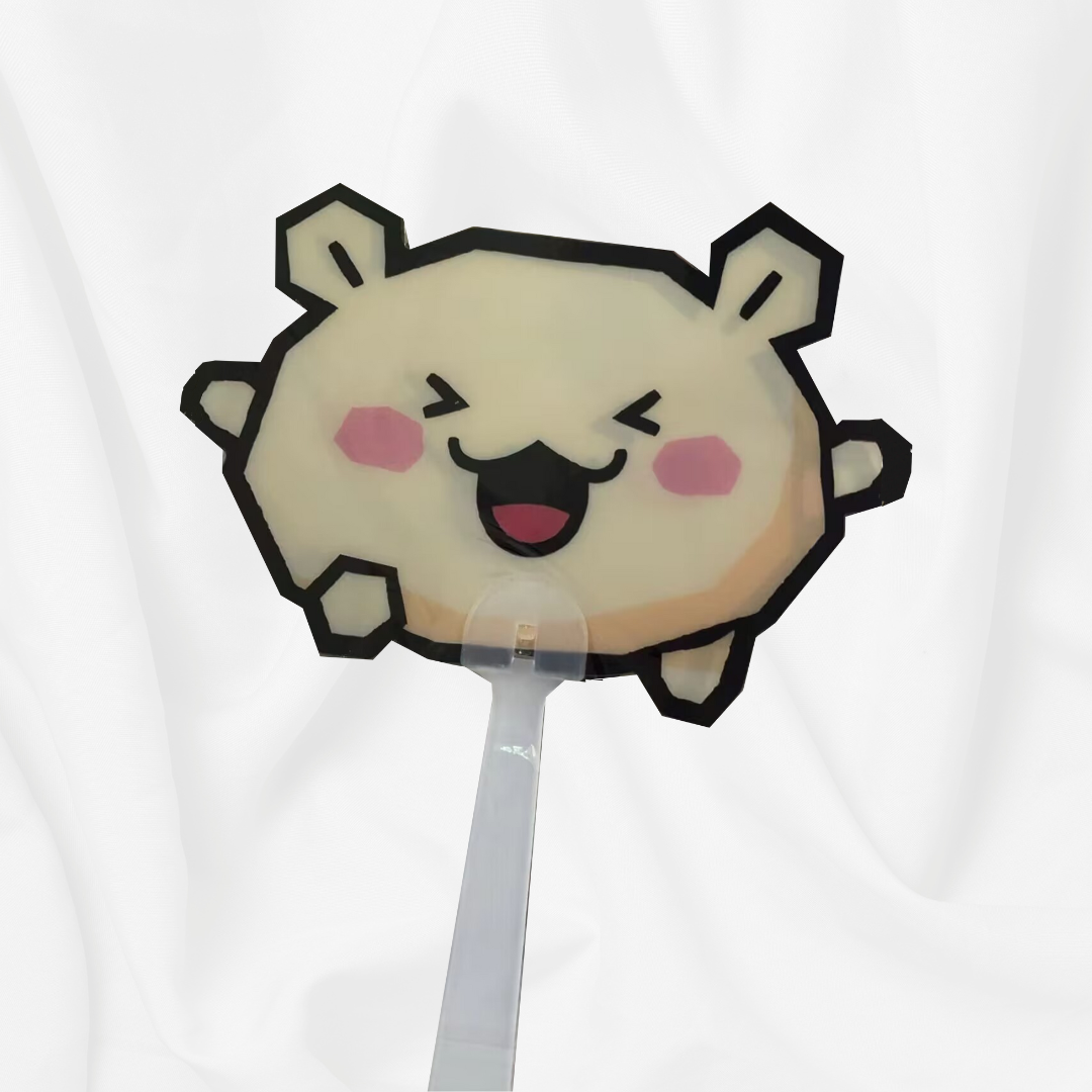 Transparent Handfan - Irregular 