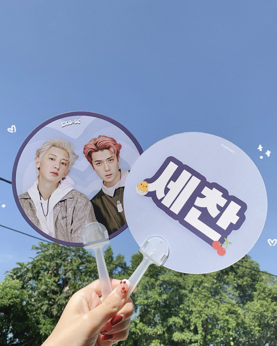 Handfan Double Sided