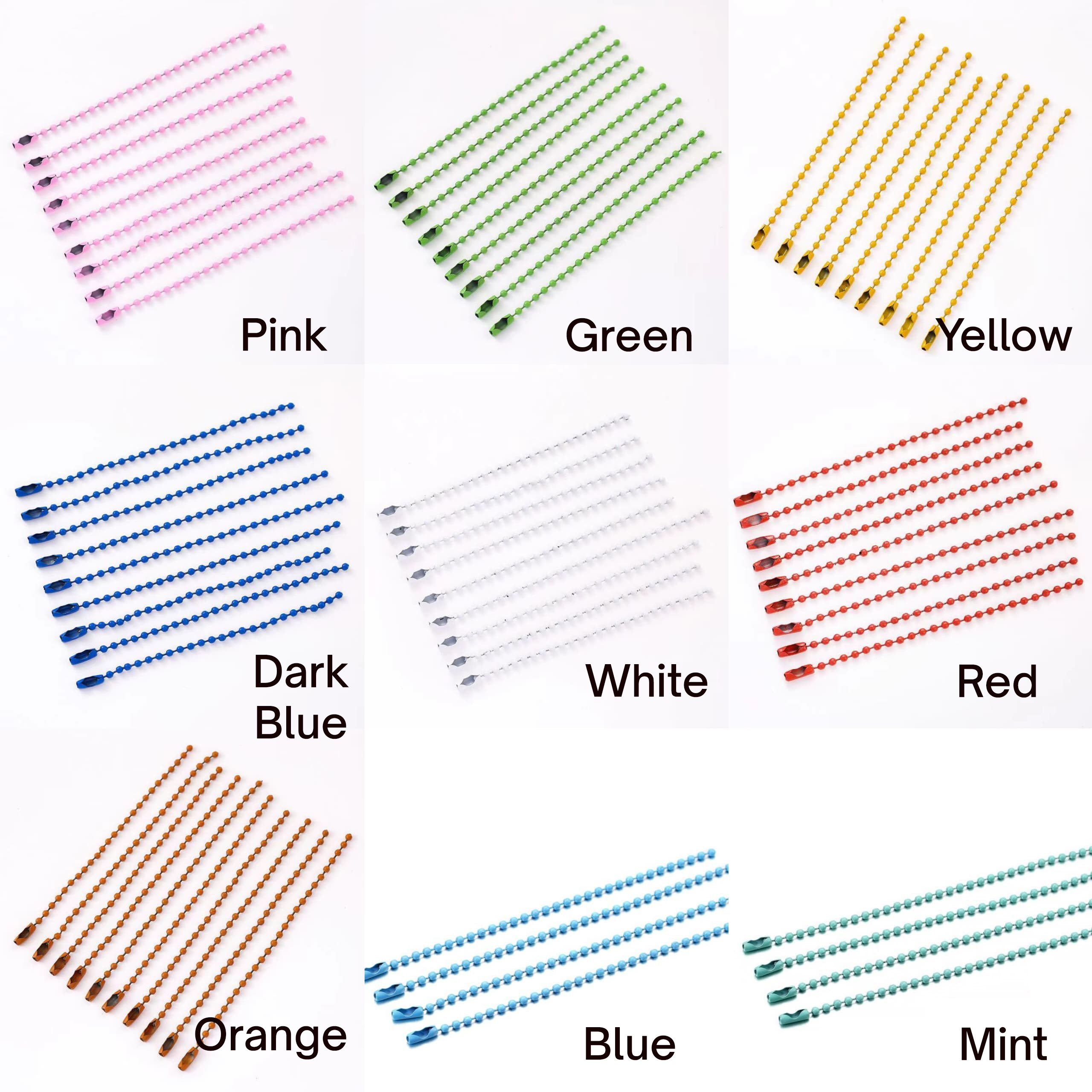 Acrylic Keychain - Clear + BallChain