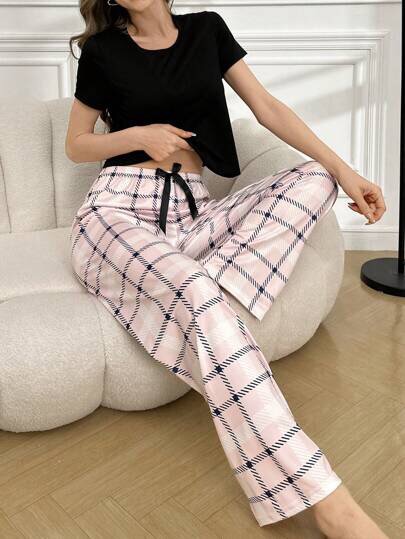 Short Sleeve Pajama Set