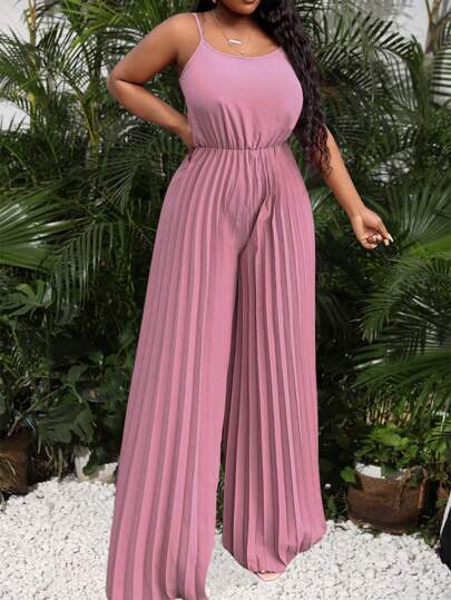 Elegant Pleated Jumpsuit