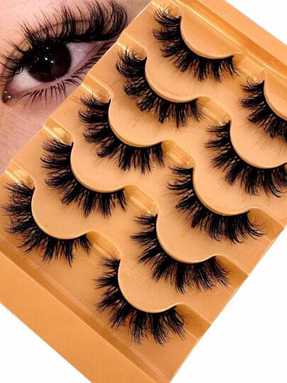 5 prs 5D Eyelashes 