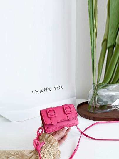 Mini Minimalist Flap Square Wallet