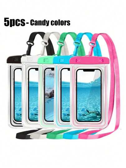5 pc Waterproof Phone Case