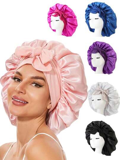 1PC Silk Bonnet For Sleeping 