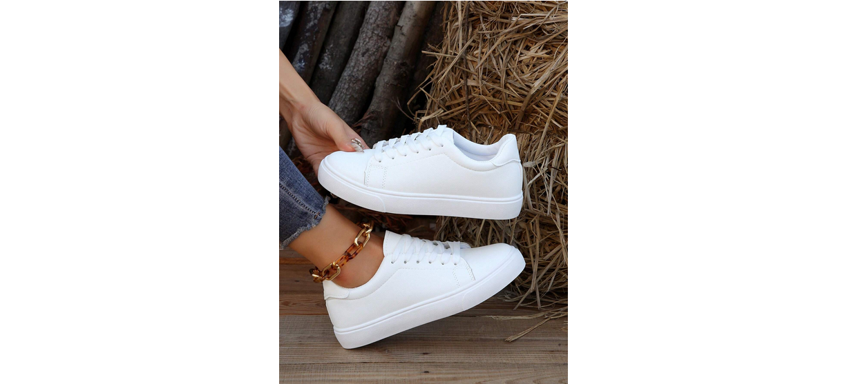White Casual Sneakers