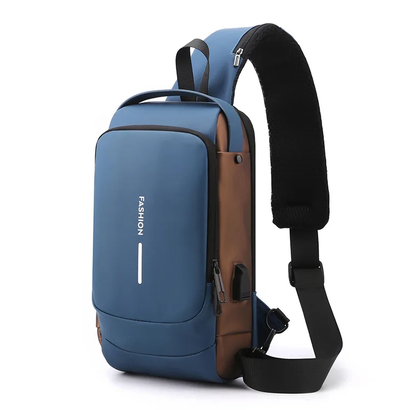 Crossbody USB Charging Sling Bag