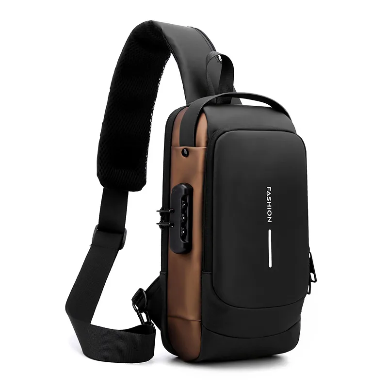 Crossbody USB Charging Sling Bag