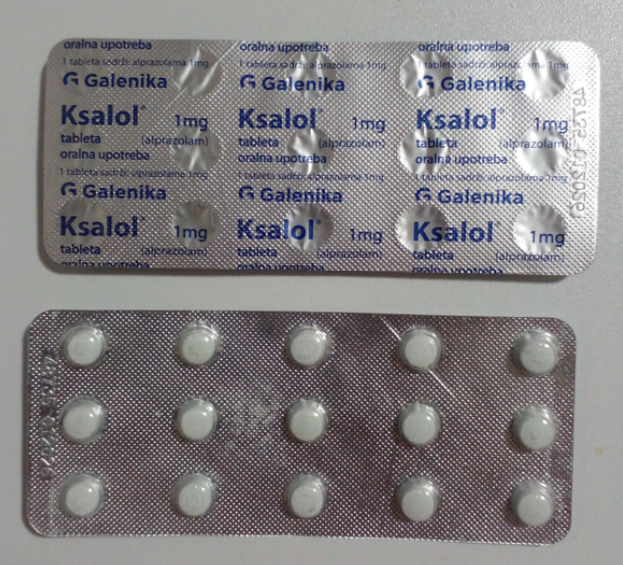 Alprazolam Xanax Ksalol 1 mg