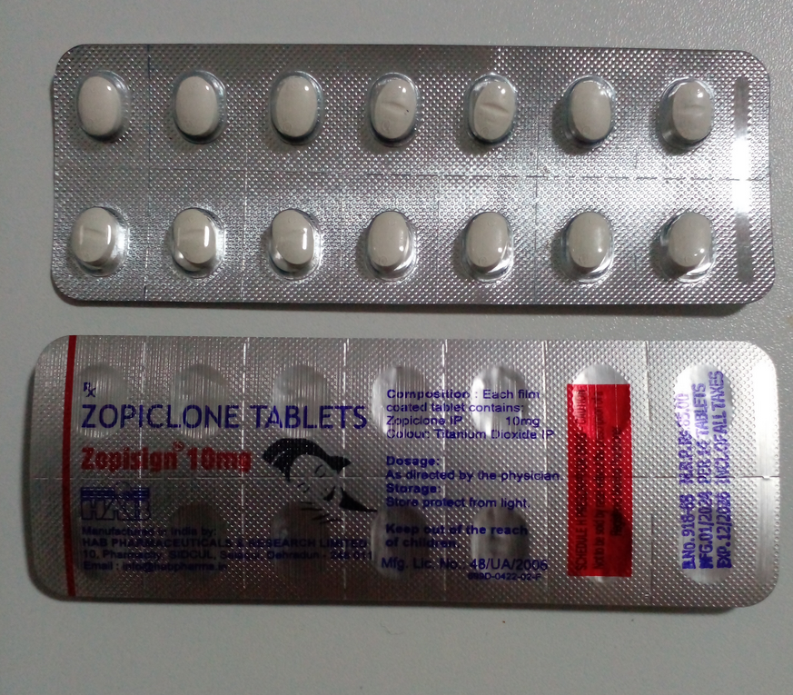 Zopiclone 10 mg HAB