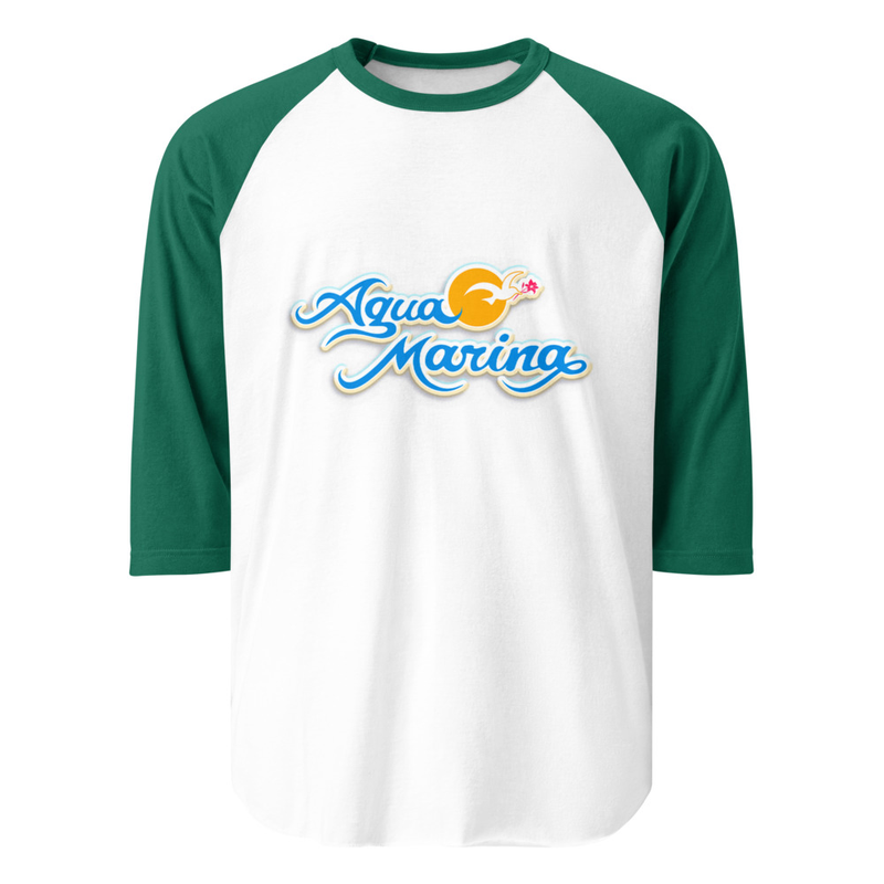 3/4 sleeve raglan shirt AGUA MARINA