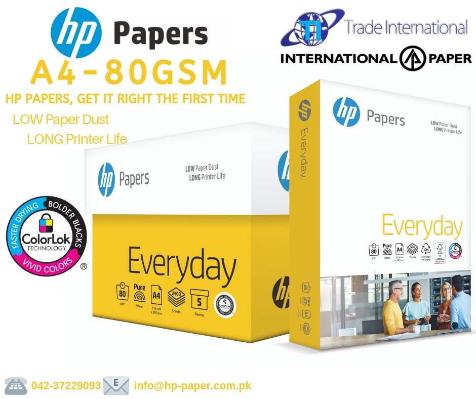 HP Papers A4 - 80GSM