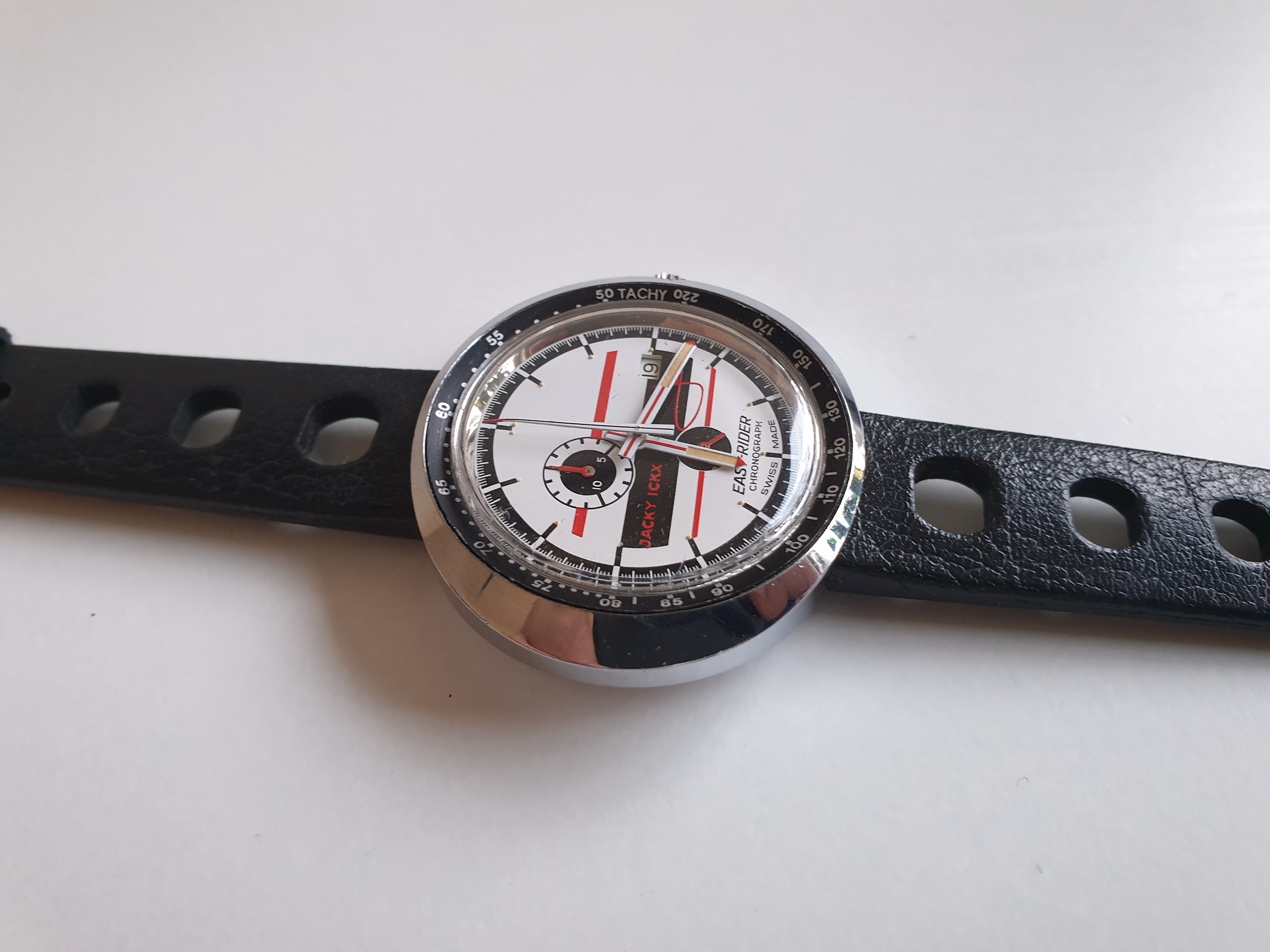 Vintage 1970's Jacky Ickx Chronograph Watch