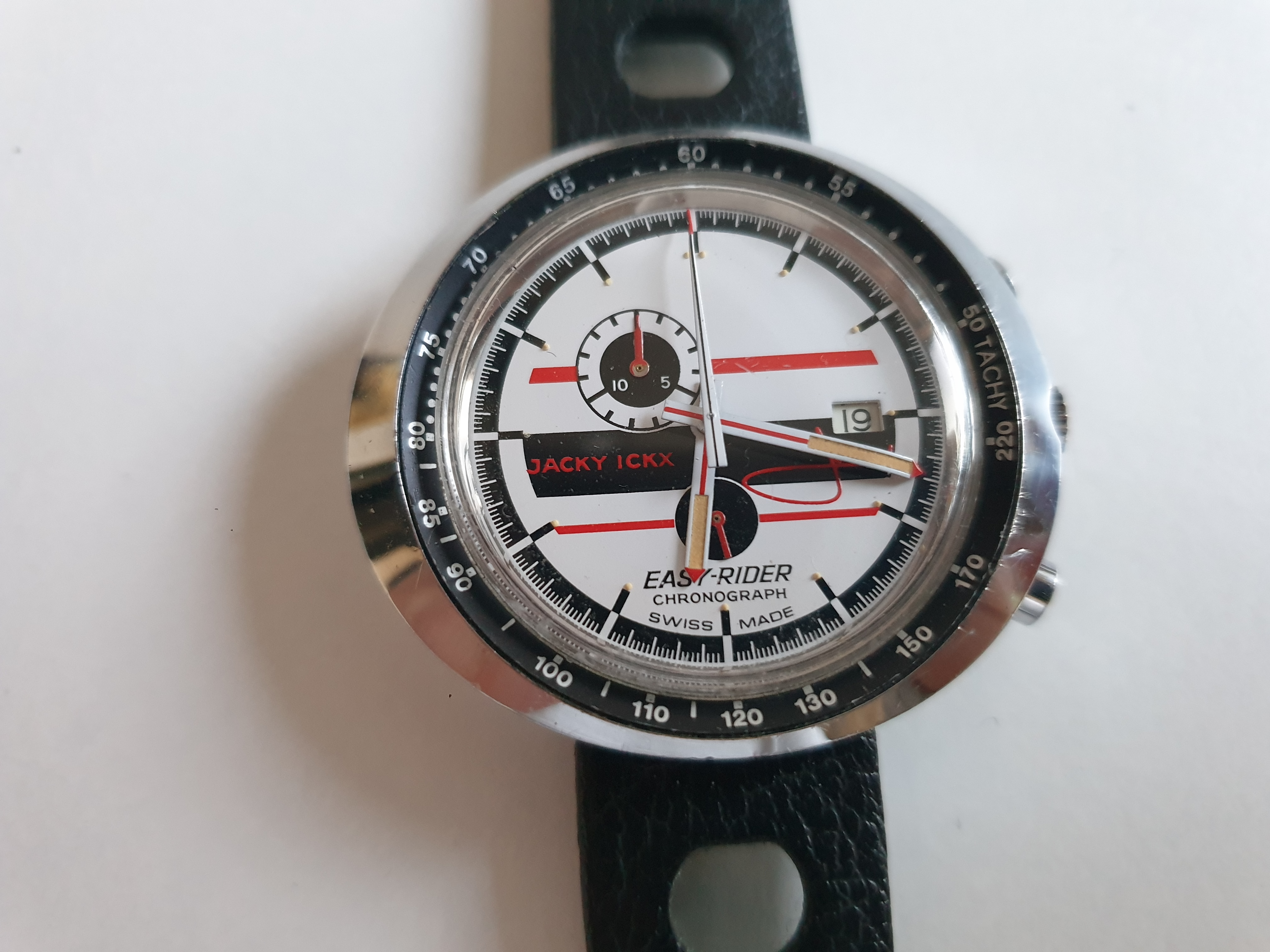 Vintage 1970's Jacky Ickx Chronograph Watch