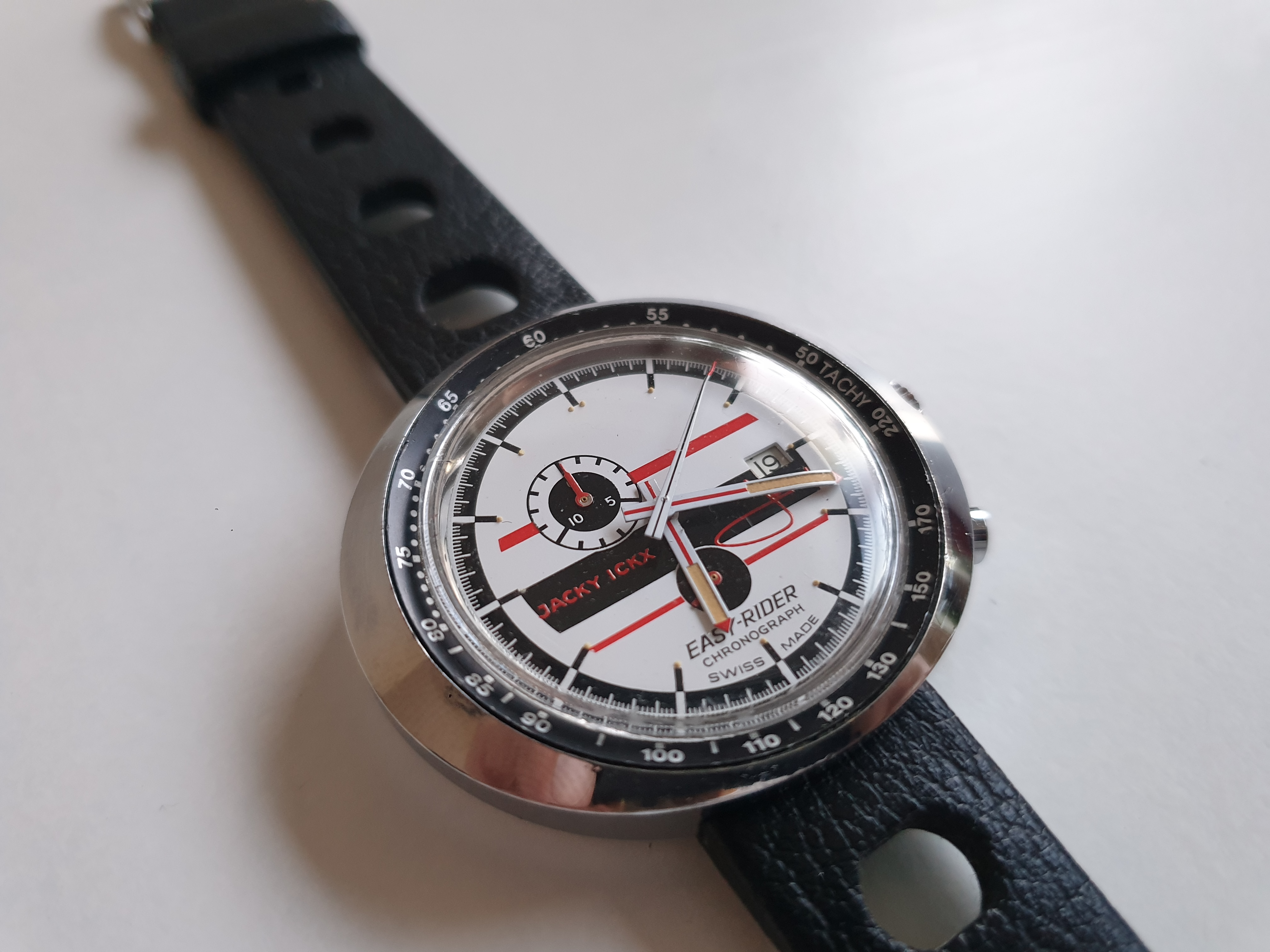 Vintage 1970's Jacky Ickx Chronograph Watch