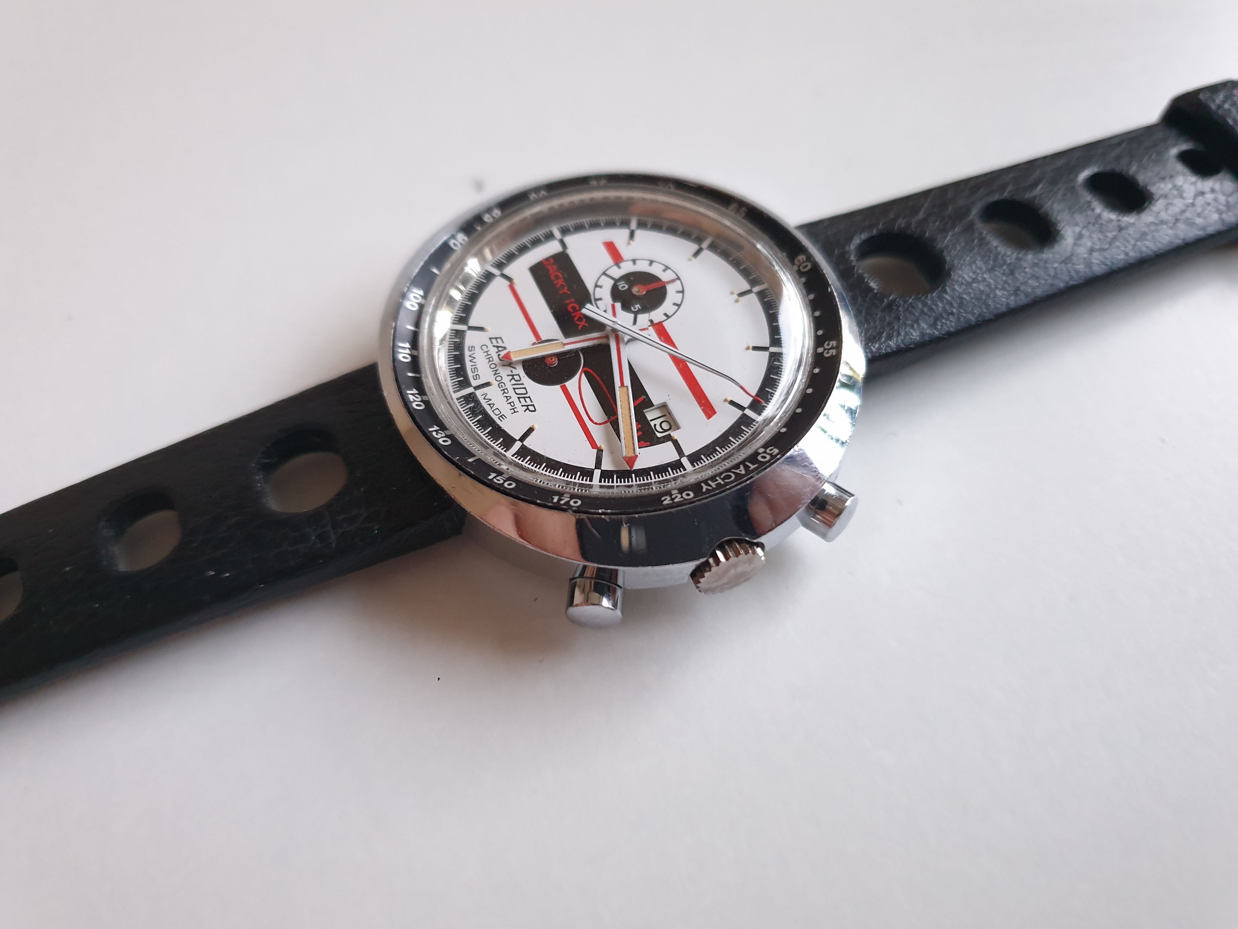 Vintage 1970's Jacky Ickx Chronograph Watch