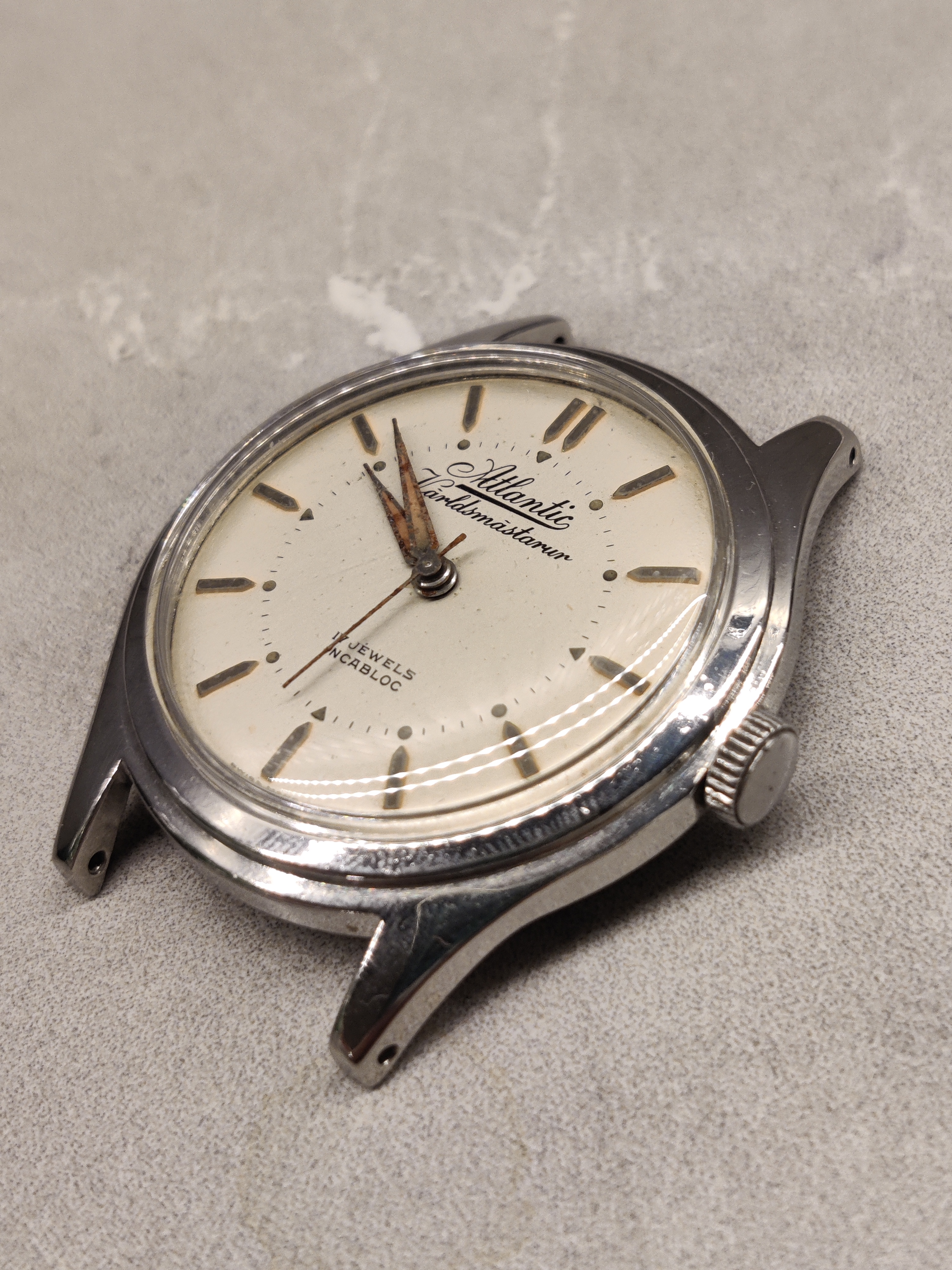 Vintage 1950/60’s Atlantic Worldmaster / Världsmästarur Swiss Watch