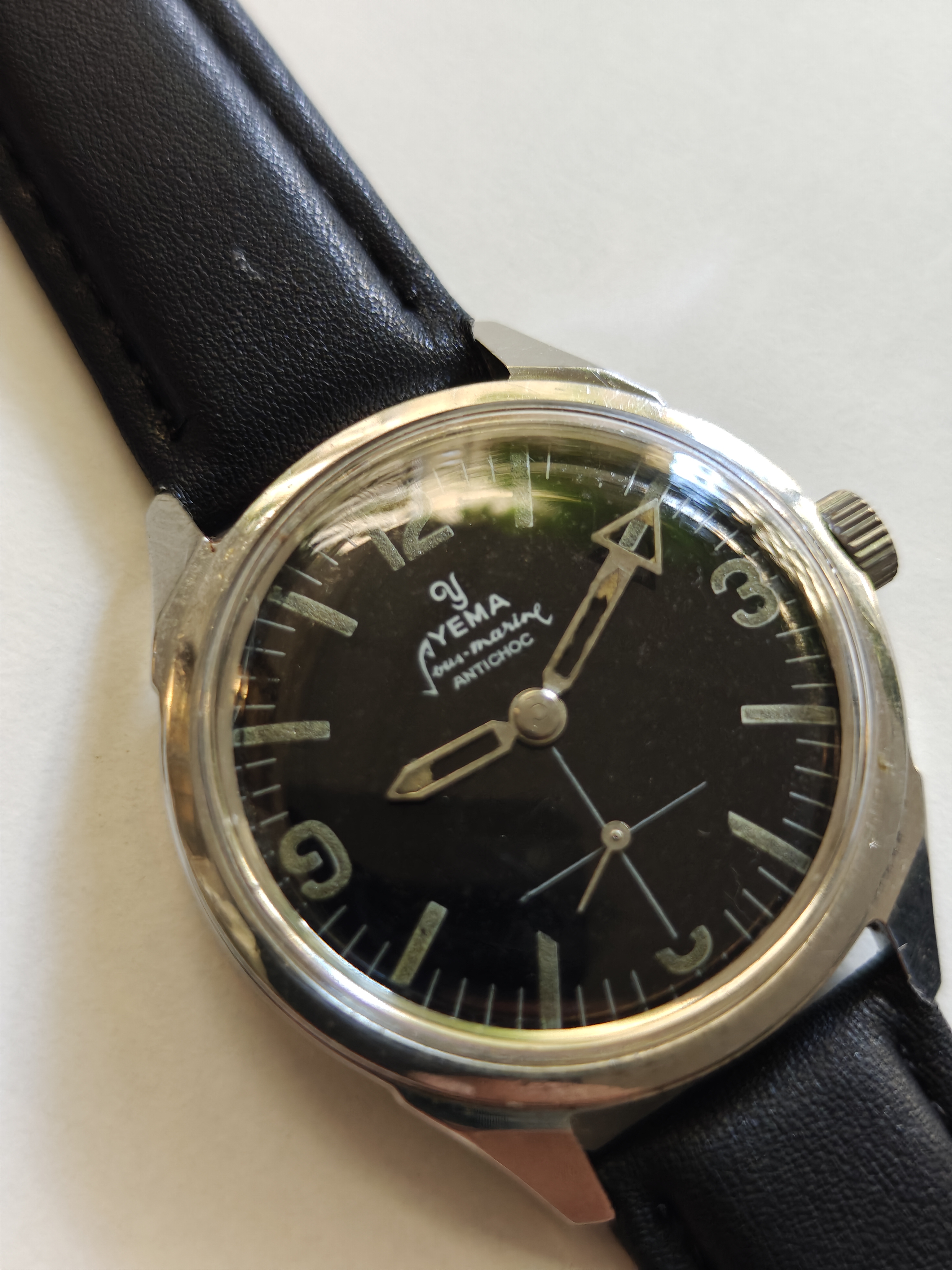 Vintage 1960's Yema Sous Marine Watch