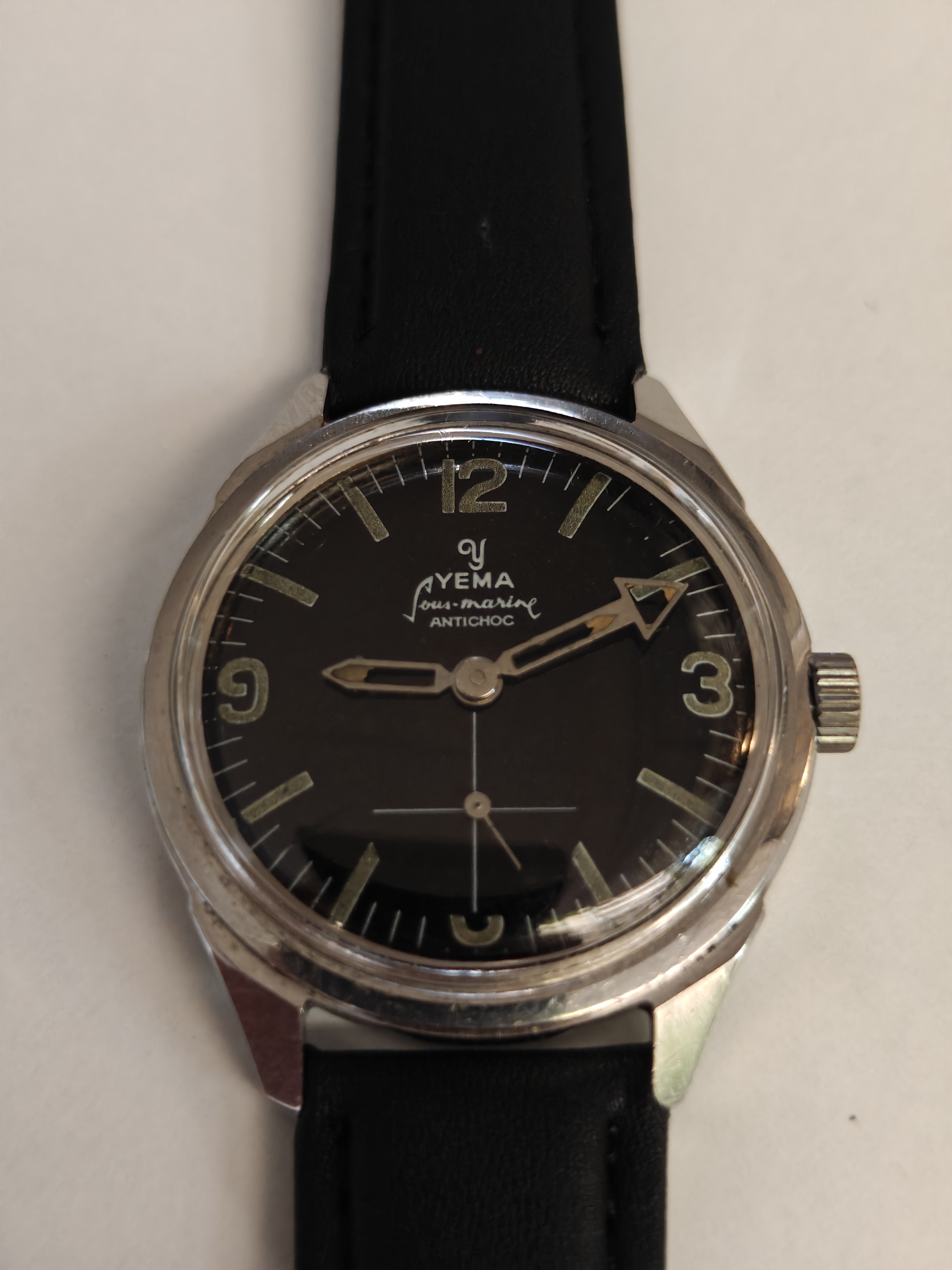 Vintage 1960's Yema Sous Marine Watch