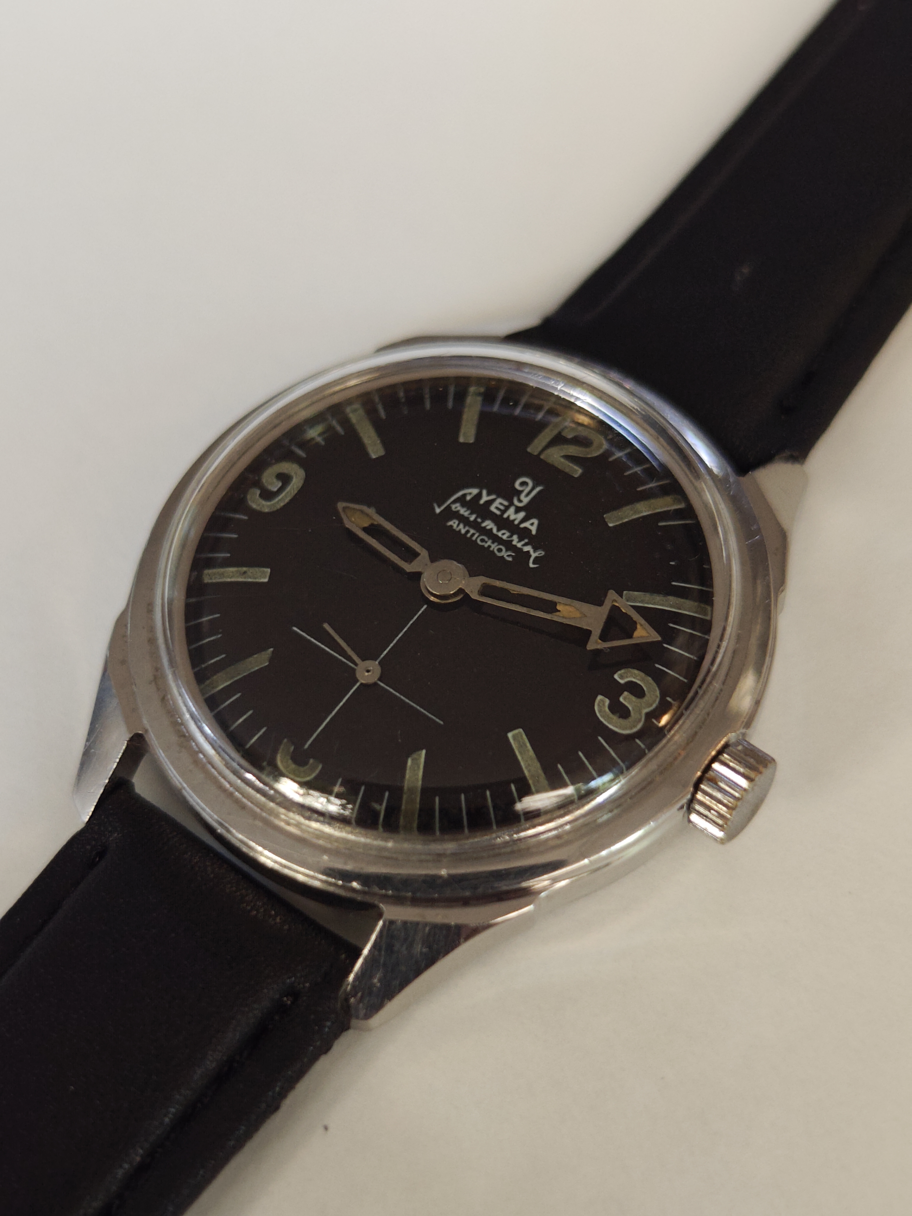 Vintage 1960's Yema Sous Marine Watch