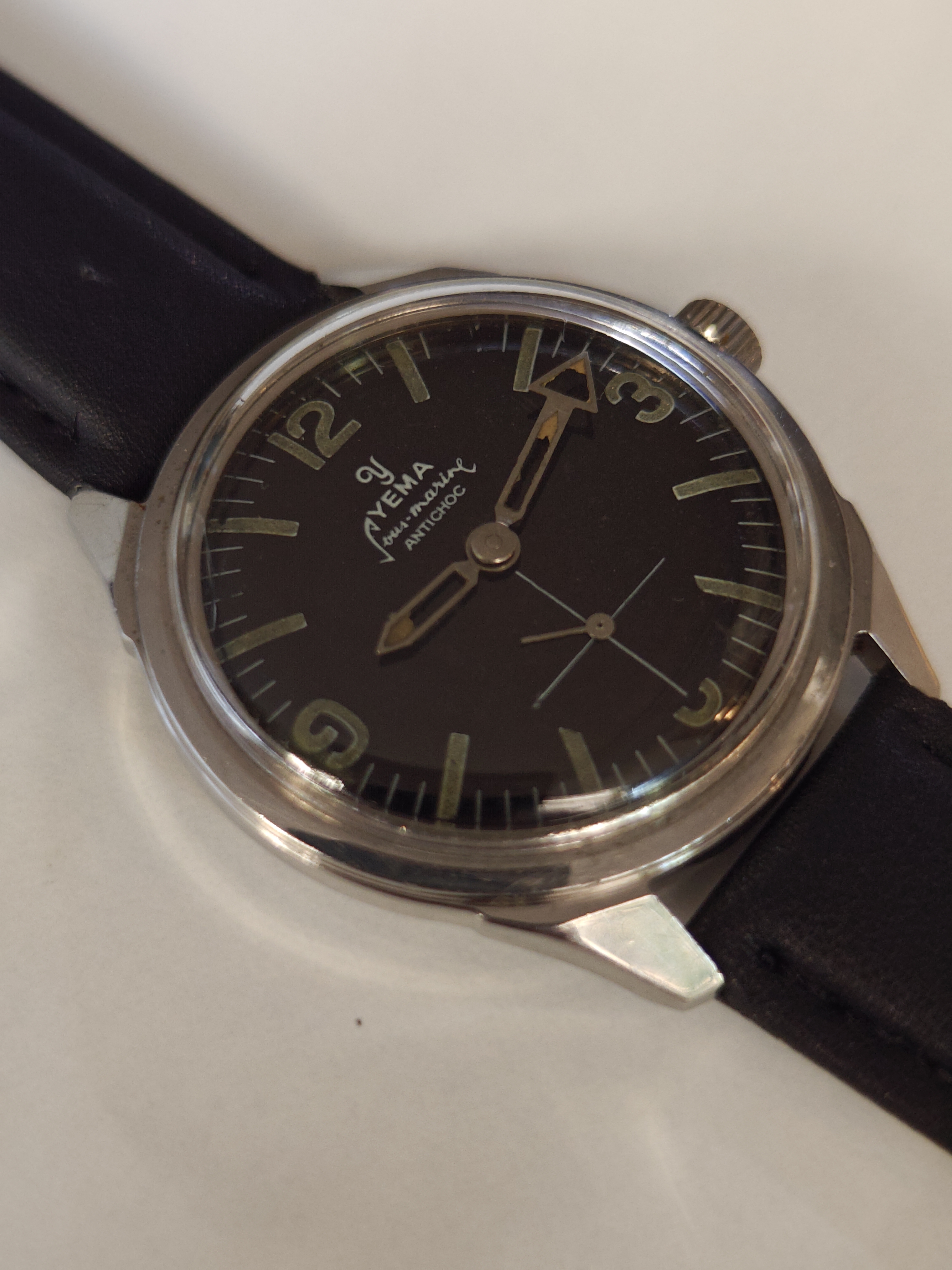Vintage 1960's Yema Sous Marine Watch