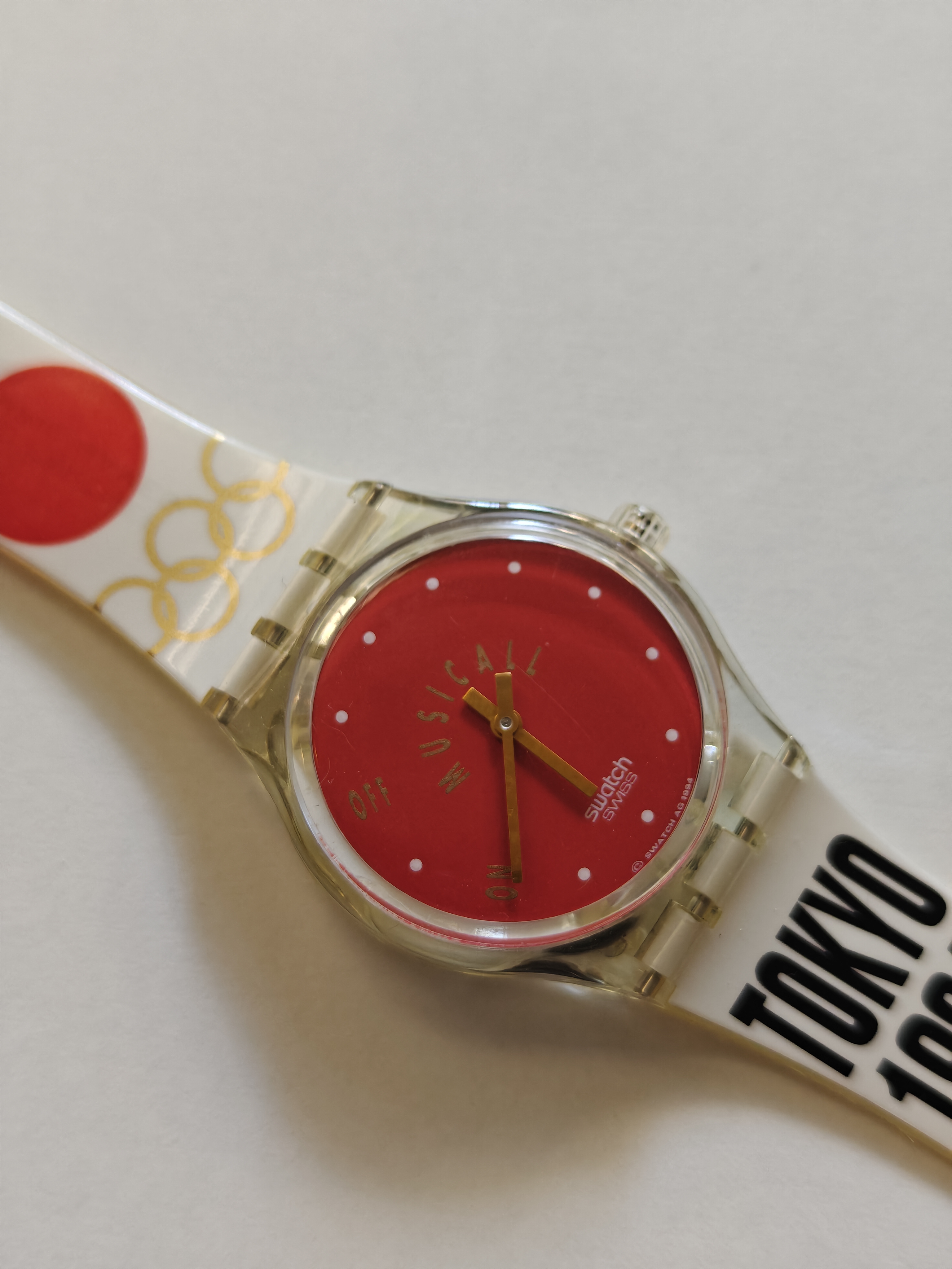 1996 Olympics Swatch Musical watch - NOS