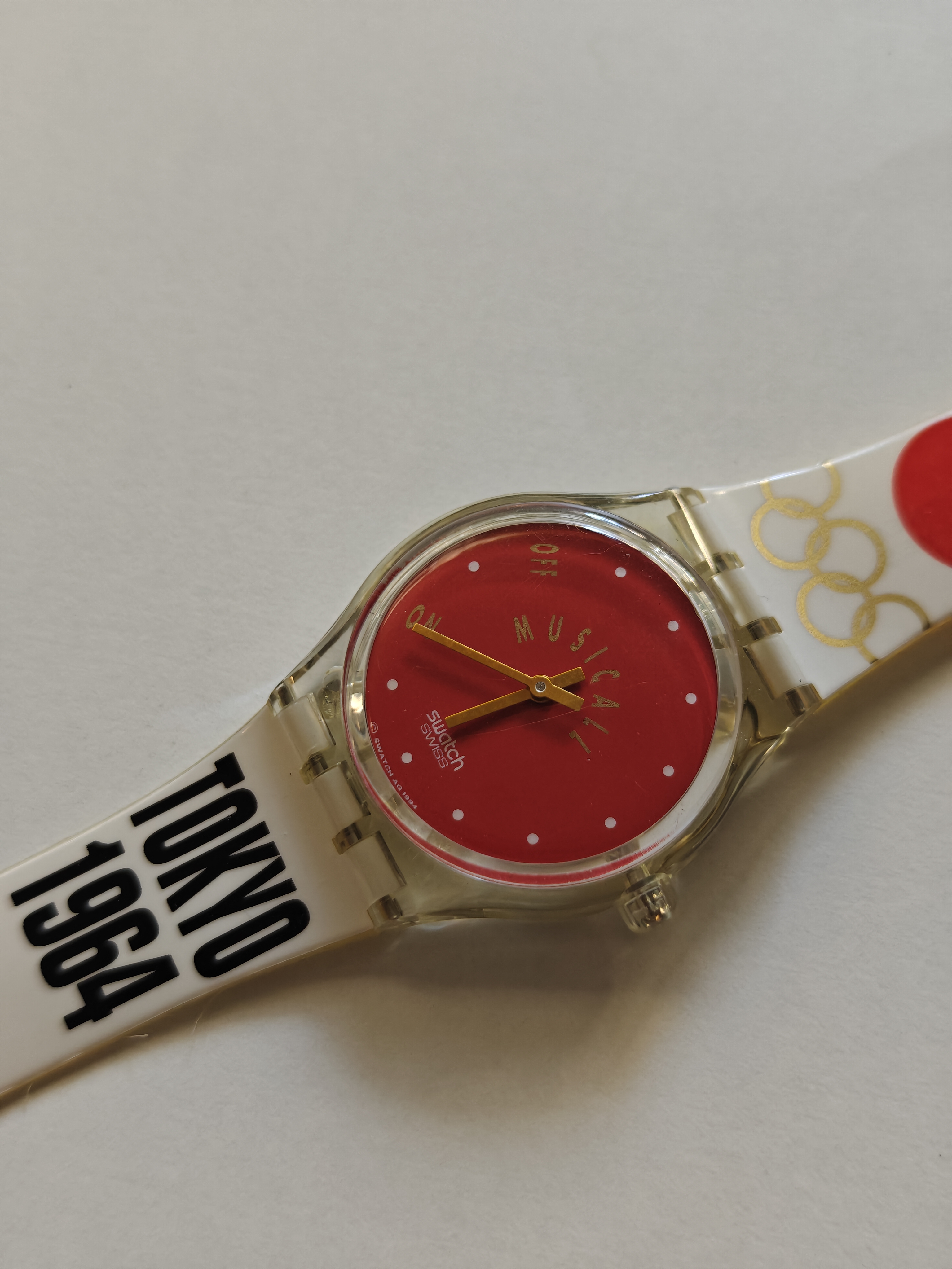 1996 Olympics Swatch Musical watch - NOS  