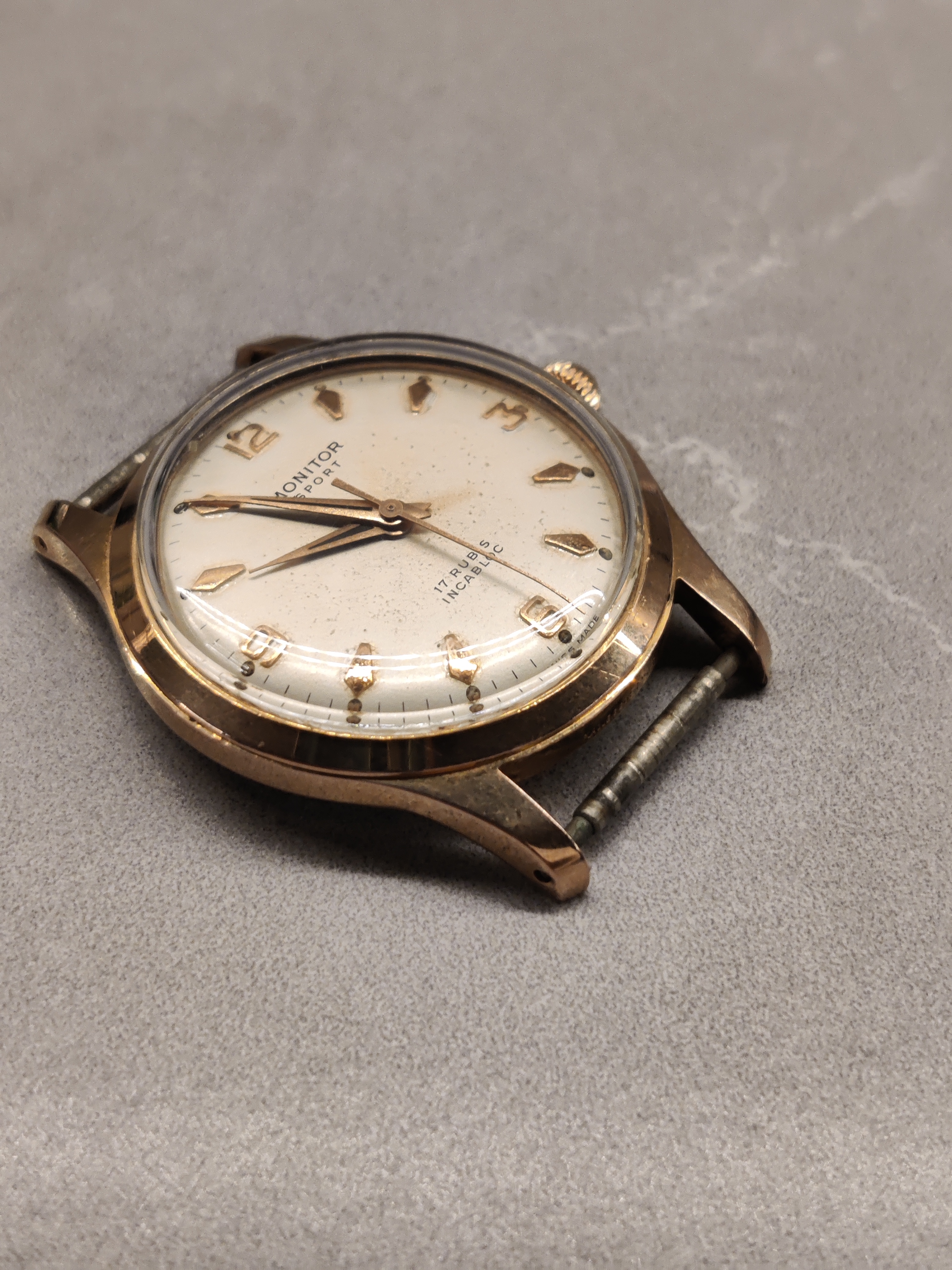 Vintage 1960’s Monitor Sport manual wind Swiss 17 Jewels watch 