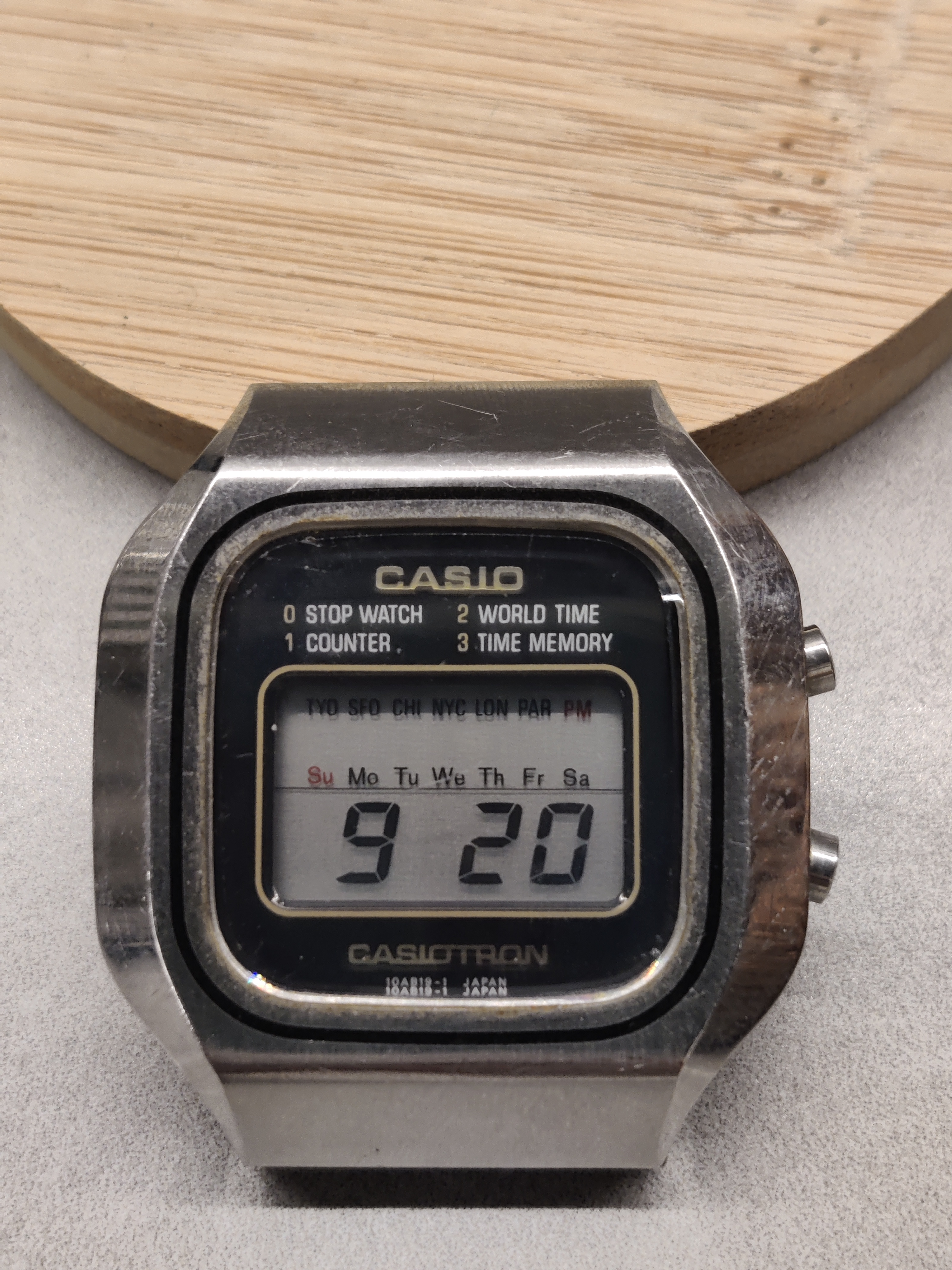 Vintage 1970’s Casio Casiotron watch S-14 X-1S 
