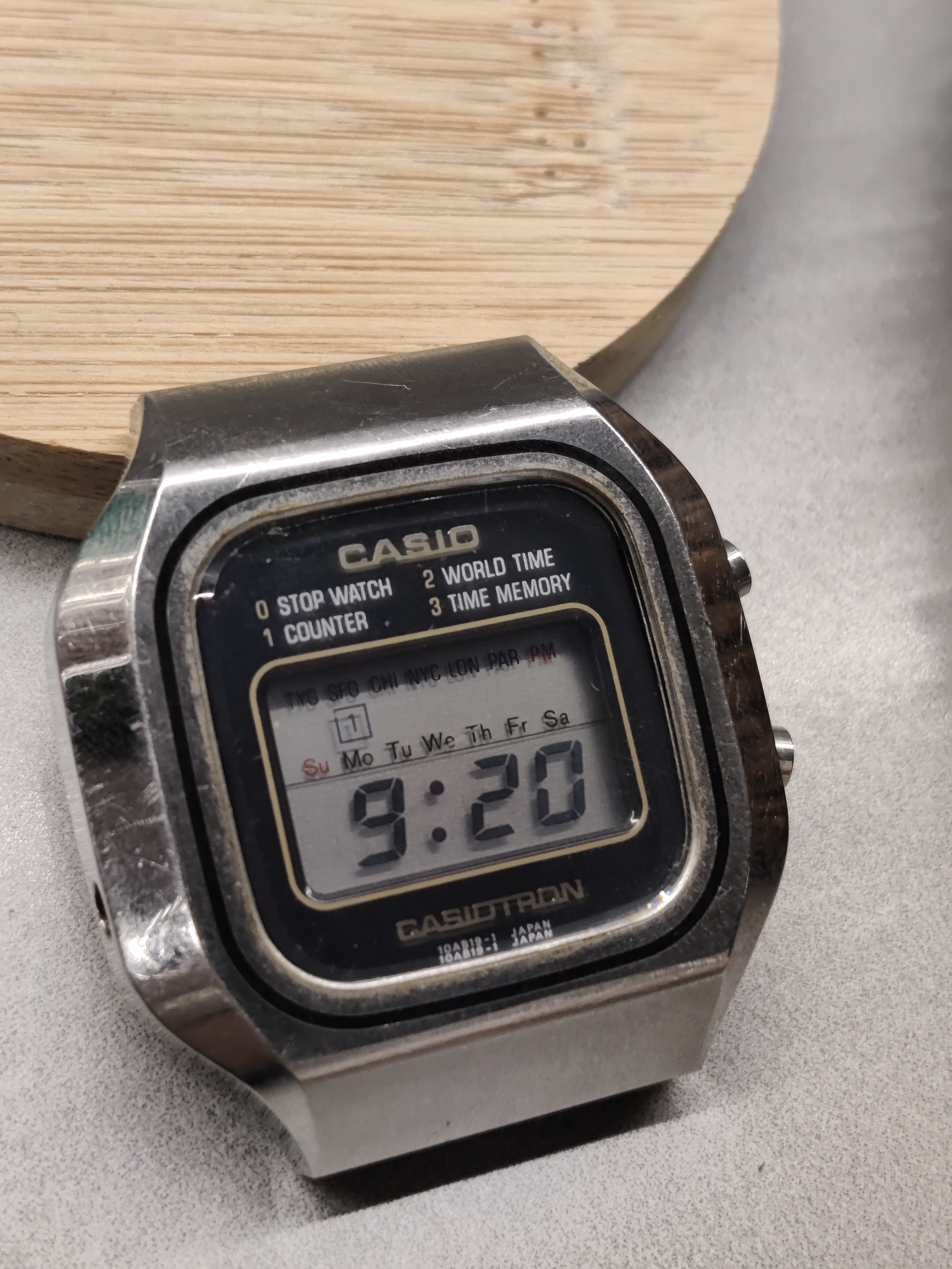 Vintage 1970’s Casio Casiotron watch S-14 X-1S 