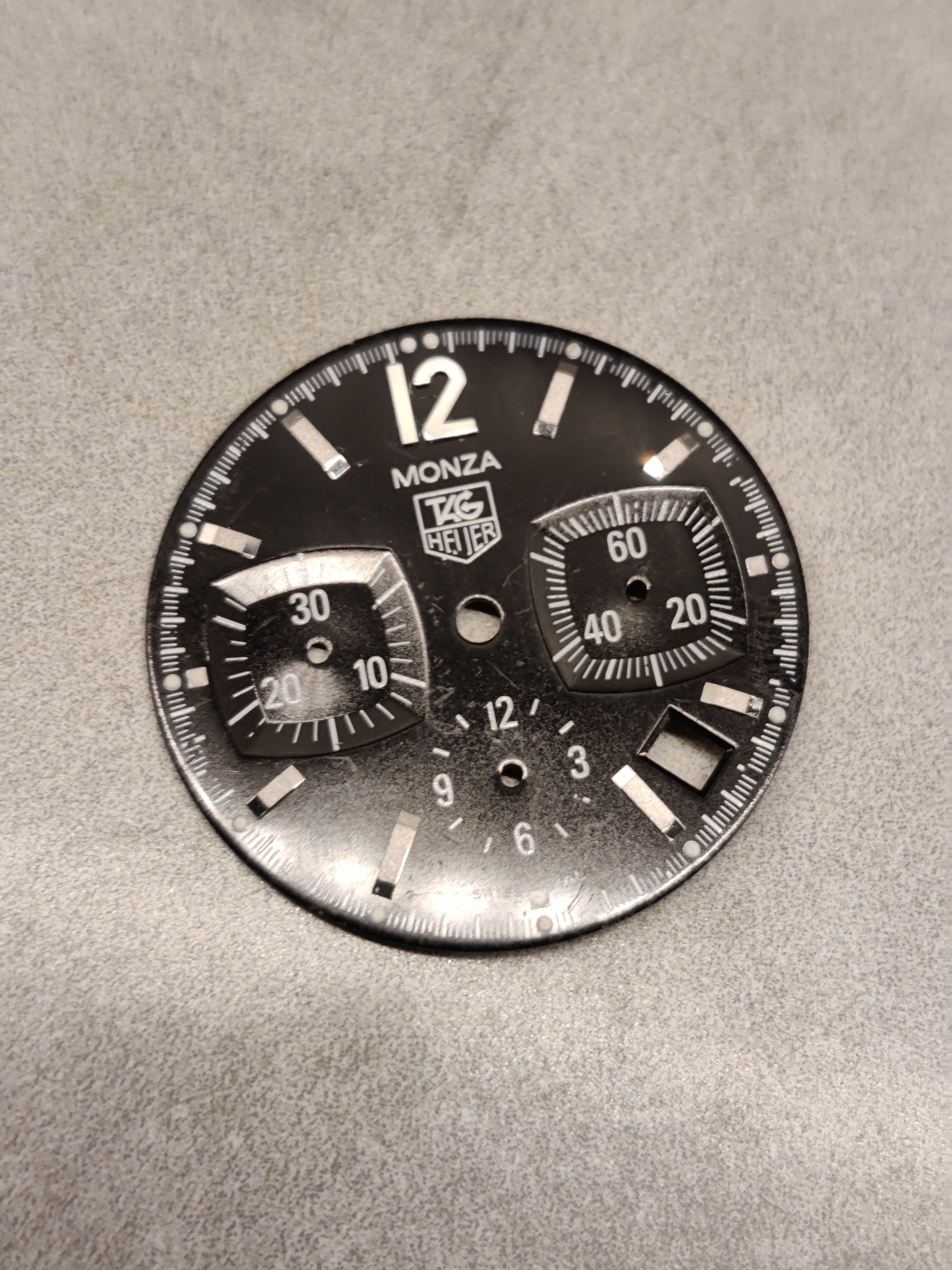 2000’s Tag Heuer Monza black Chronograph Dial