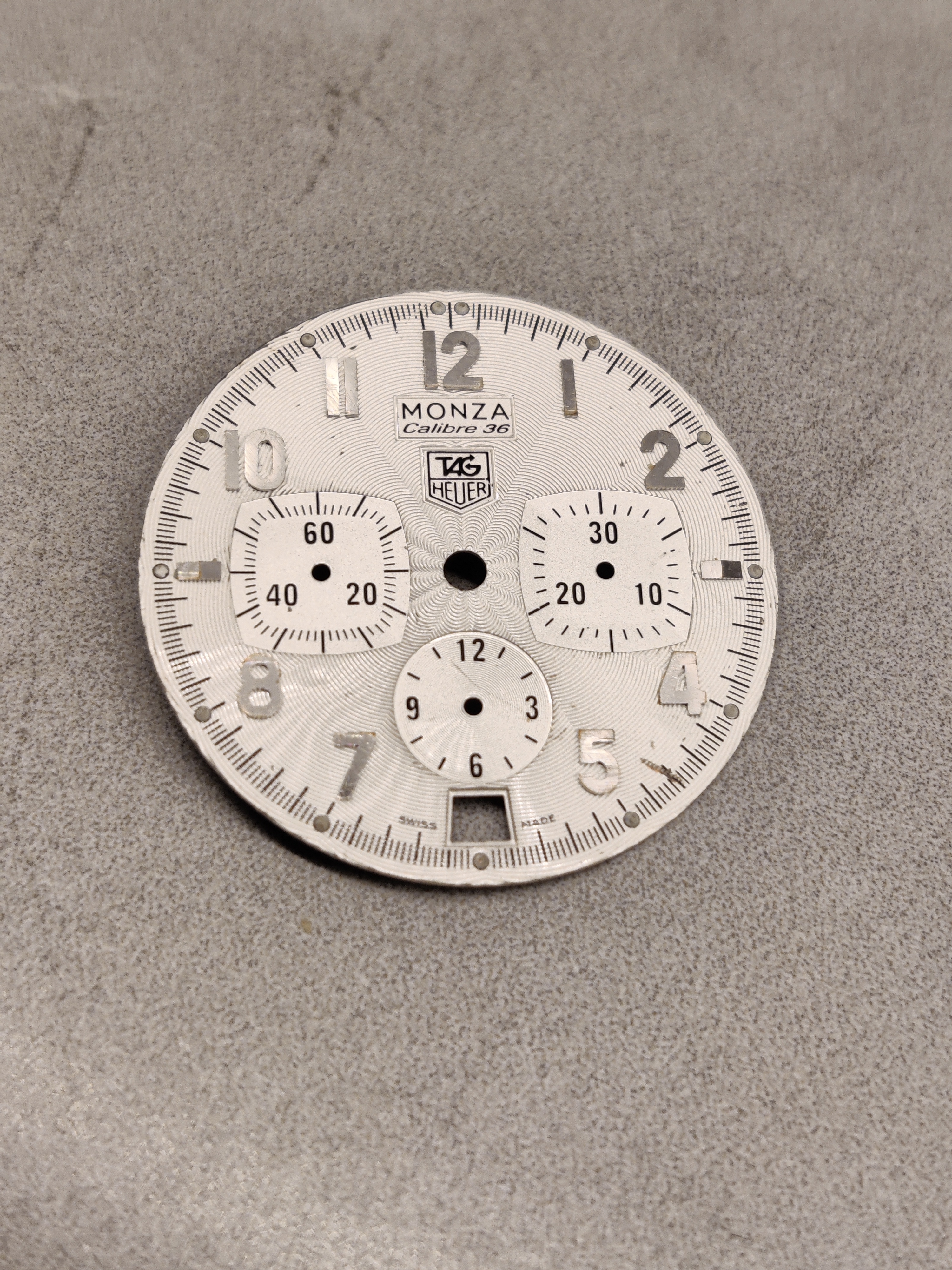 2000’s Tag Heuer Monza 36 Caliber White Dial