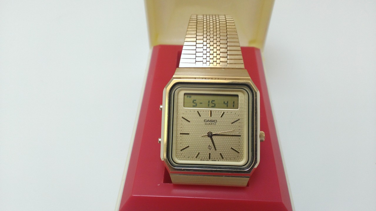 1984 Casio Janus Touch Screen Calculator watch - AT 550