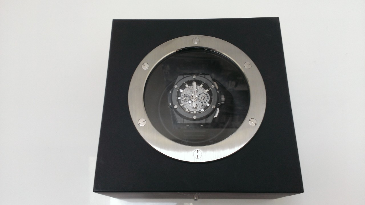 Hublot King Power - Black Magic Unique Skeleton 48mm Ceramic Watch