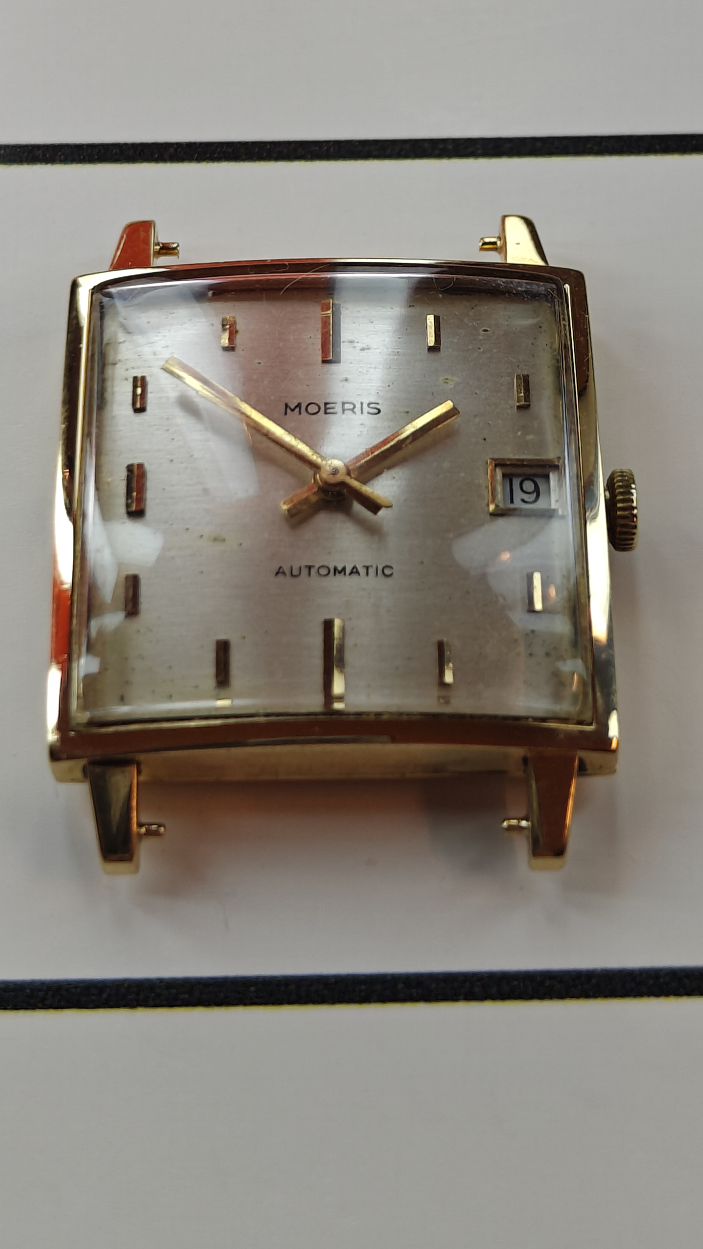 Vintage 1950's Moeris 18k Gold Automatic Swiss Watch