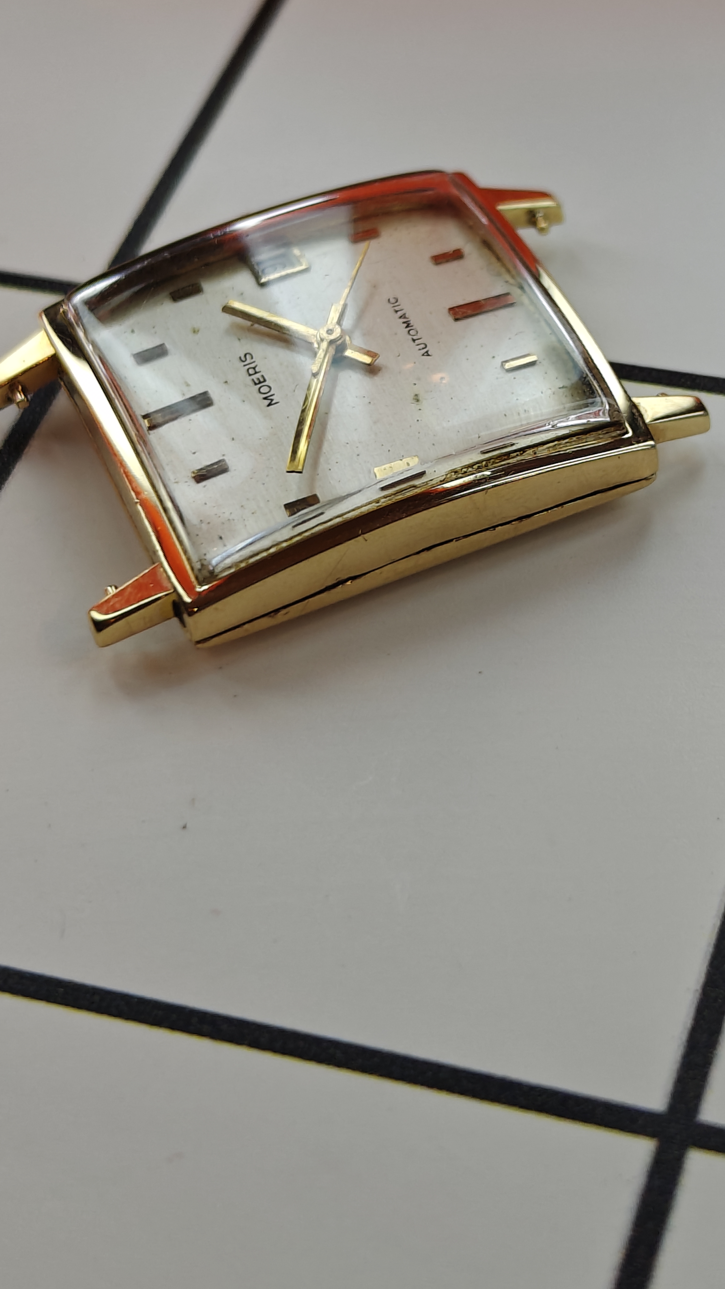 Vintage 1950's Moeris 18k Gold Automatic Swiss Watch
