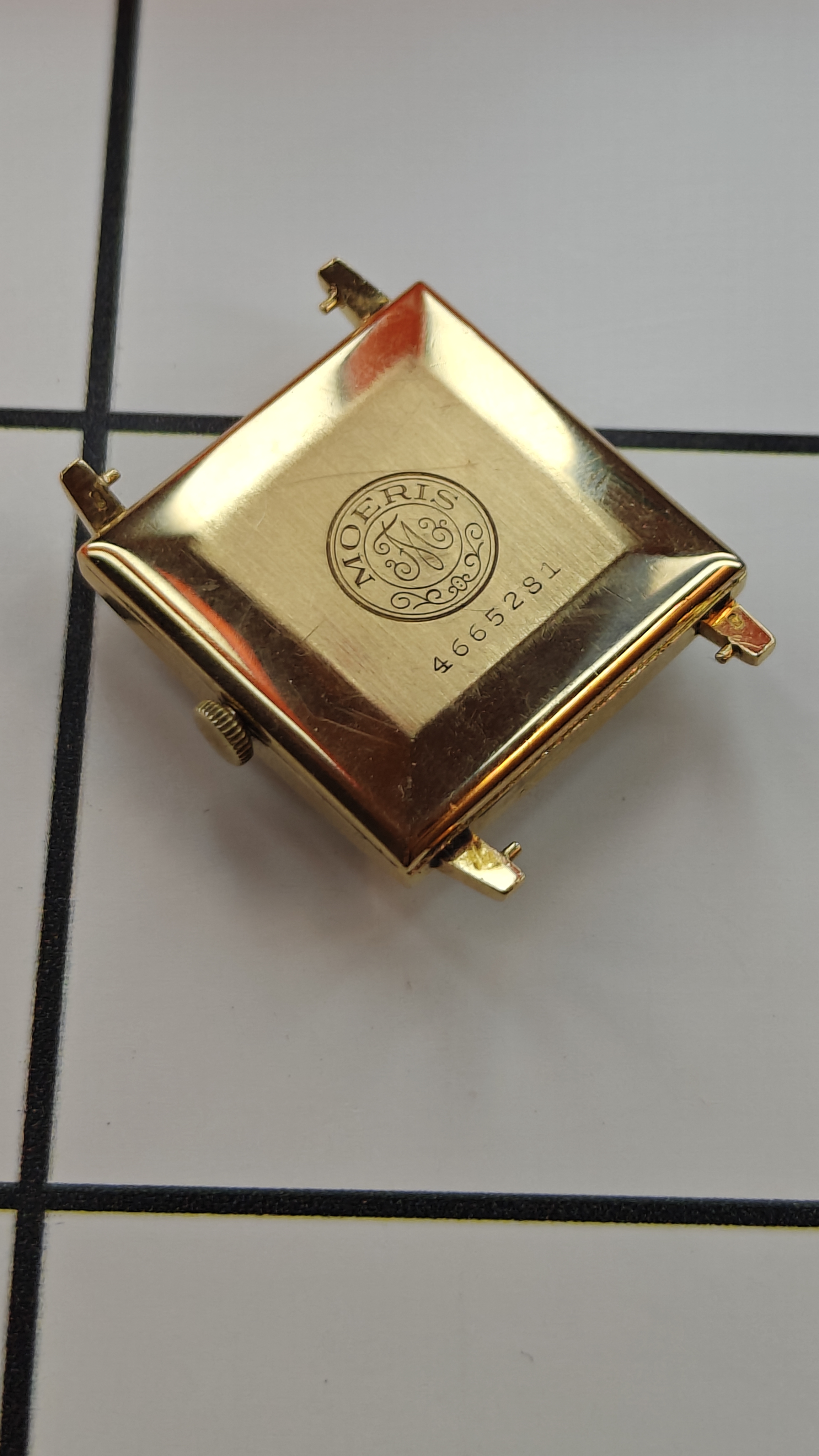 Vintage 1950's Moeris 18k Gold Automatic Swiss Watch