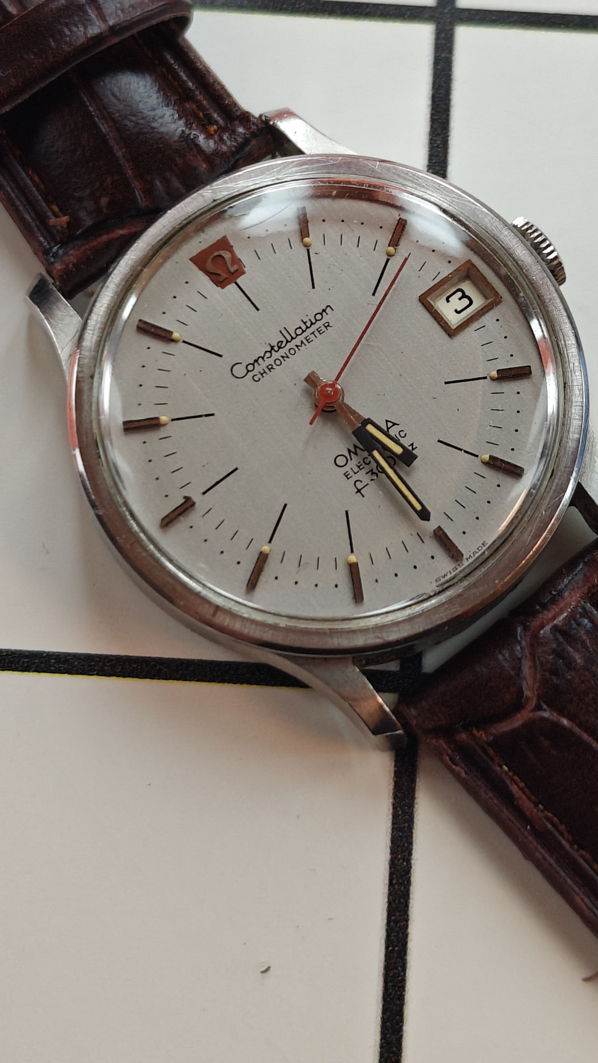 1980's Vintage Omega F300hz Chronometer watch