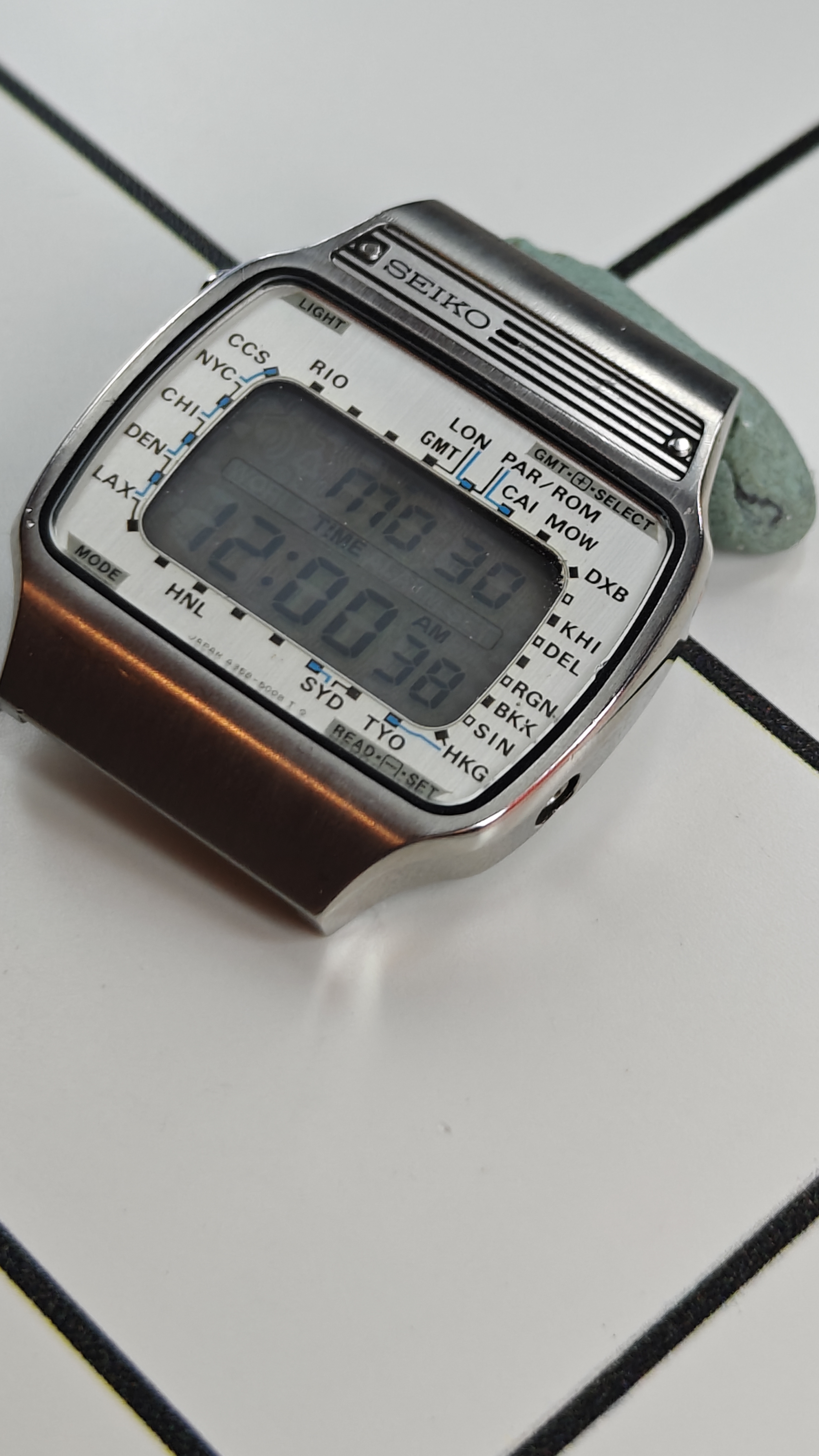 Vintage Seiko A356-5000 (Pan-Am) Watch from the 1970s for parts