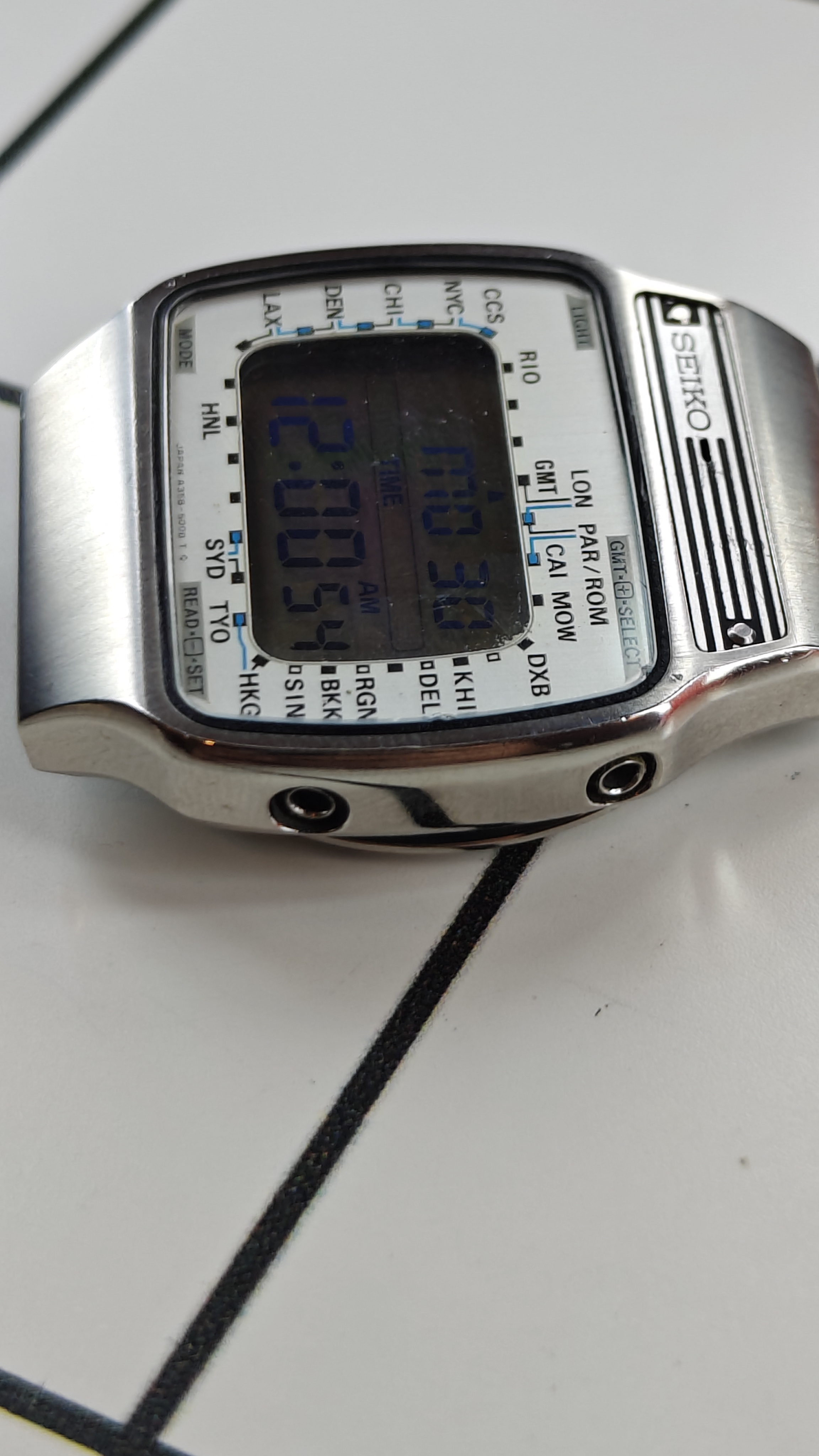 Vintage Seiko A356-5000 (Pan-Am) Watch from the 1970s for parts