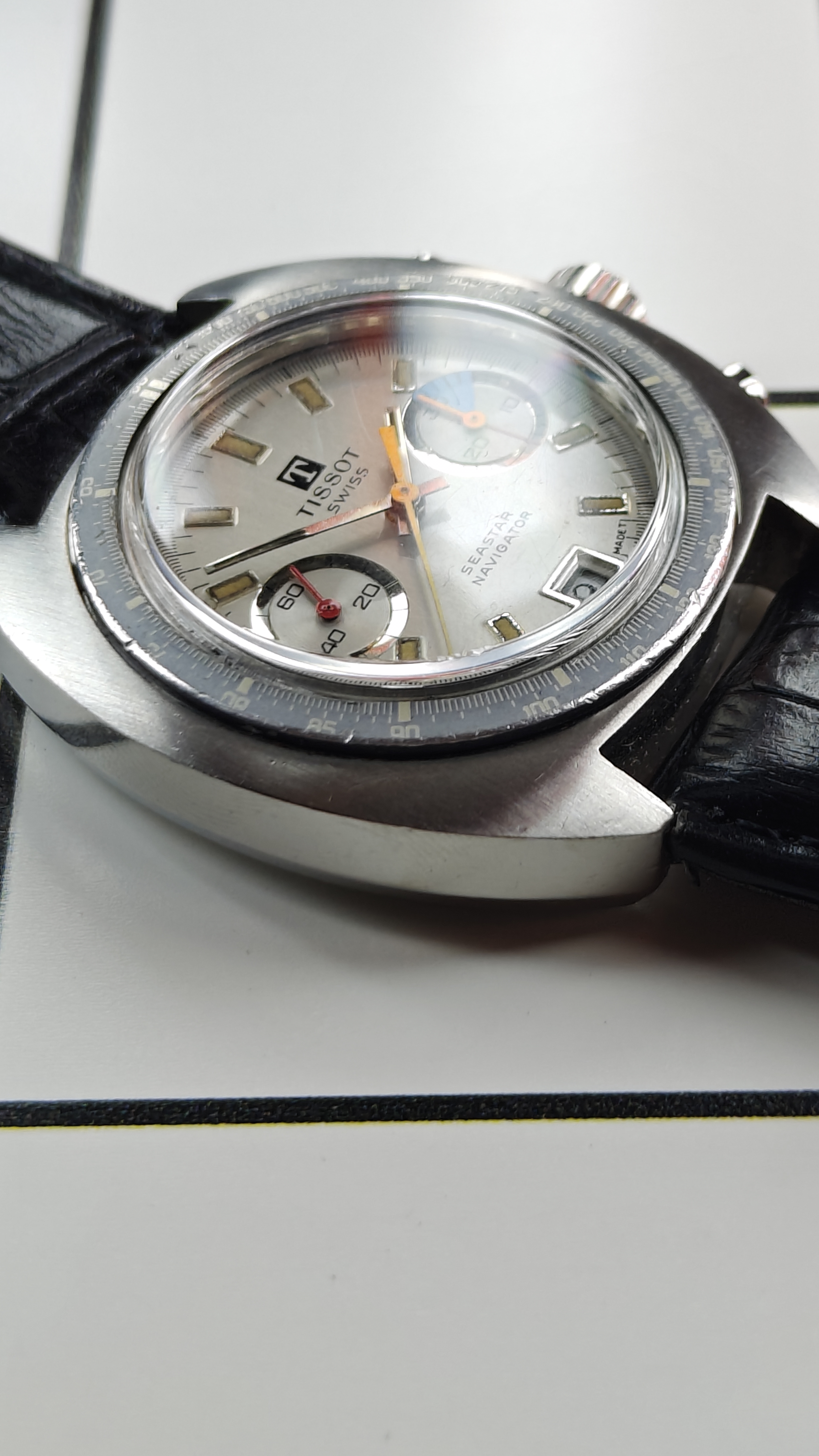 Vintage 1970's Tissot Seastar Navigator Chronograph Valjoux 7734
