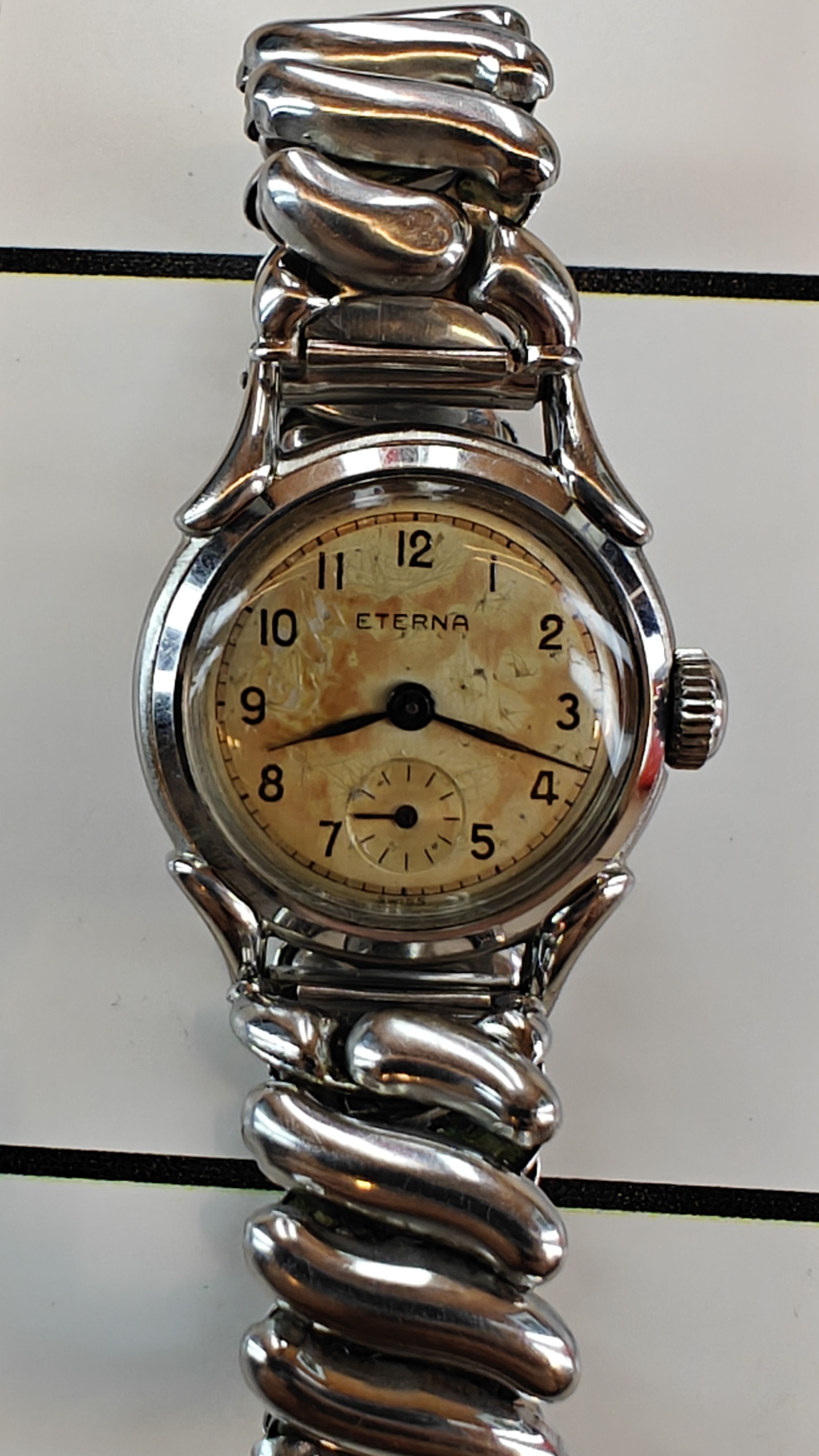 Vintage Eterna ‘BREVET’ 102L movement Watch from the 1940s