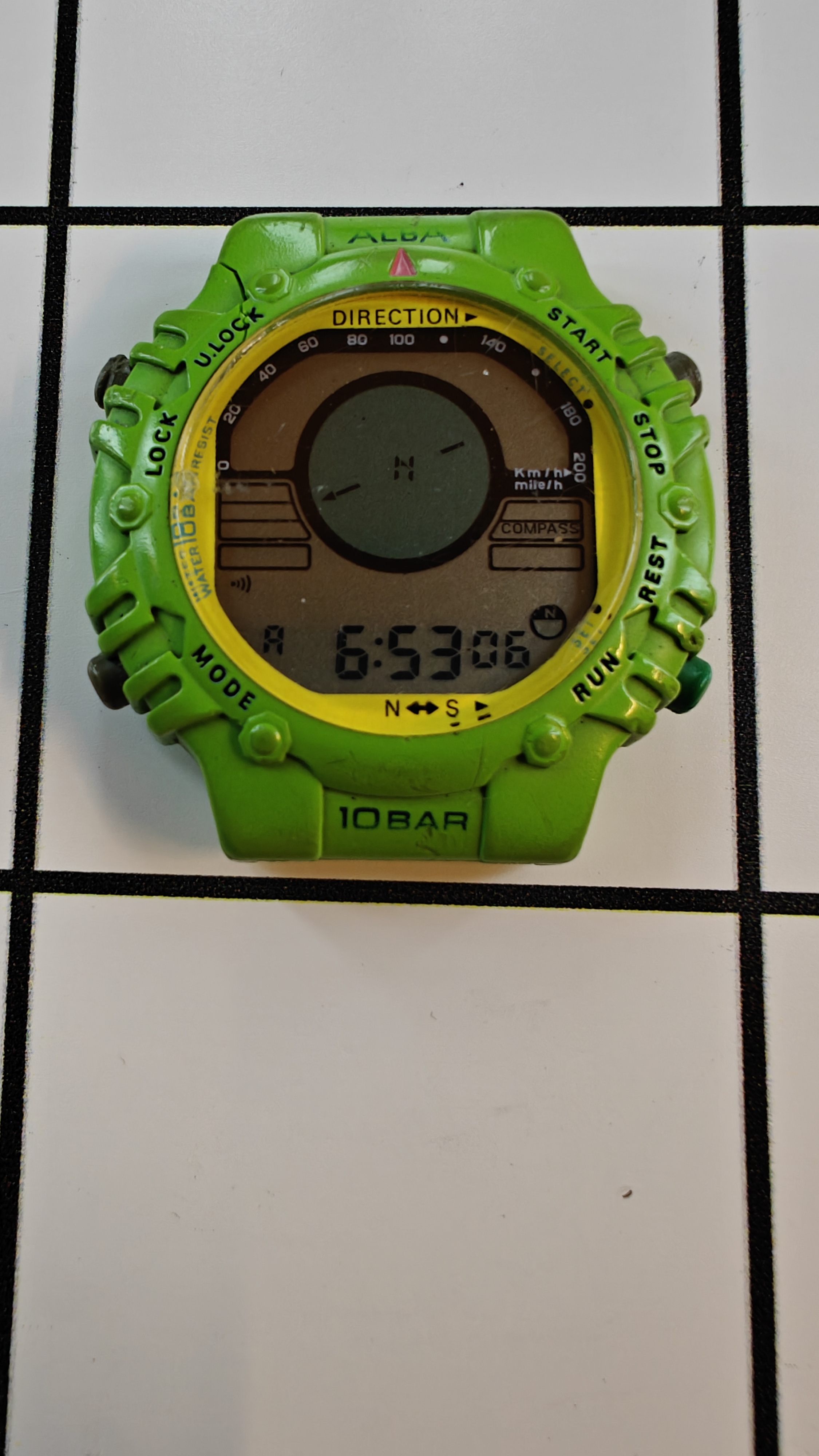 Vintage Seiko/Alba Compass W800-0010 Watch from the 1990s