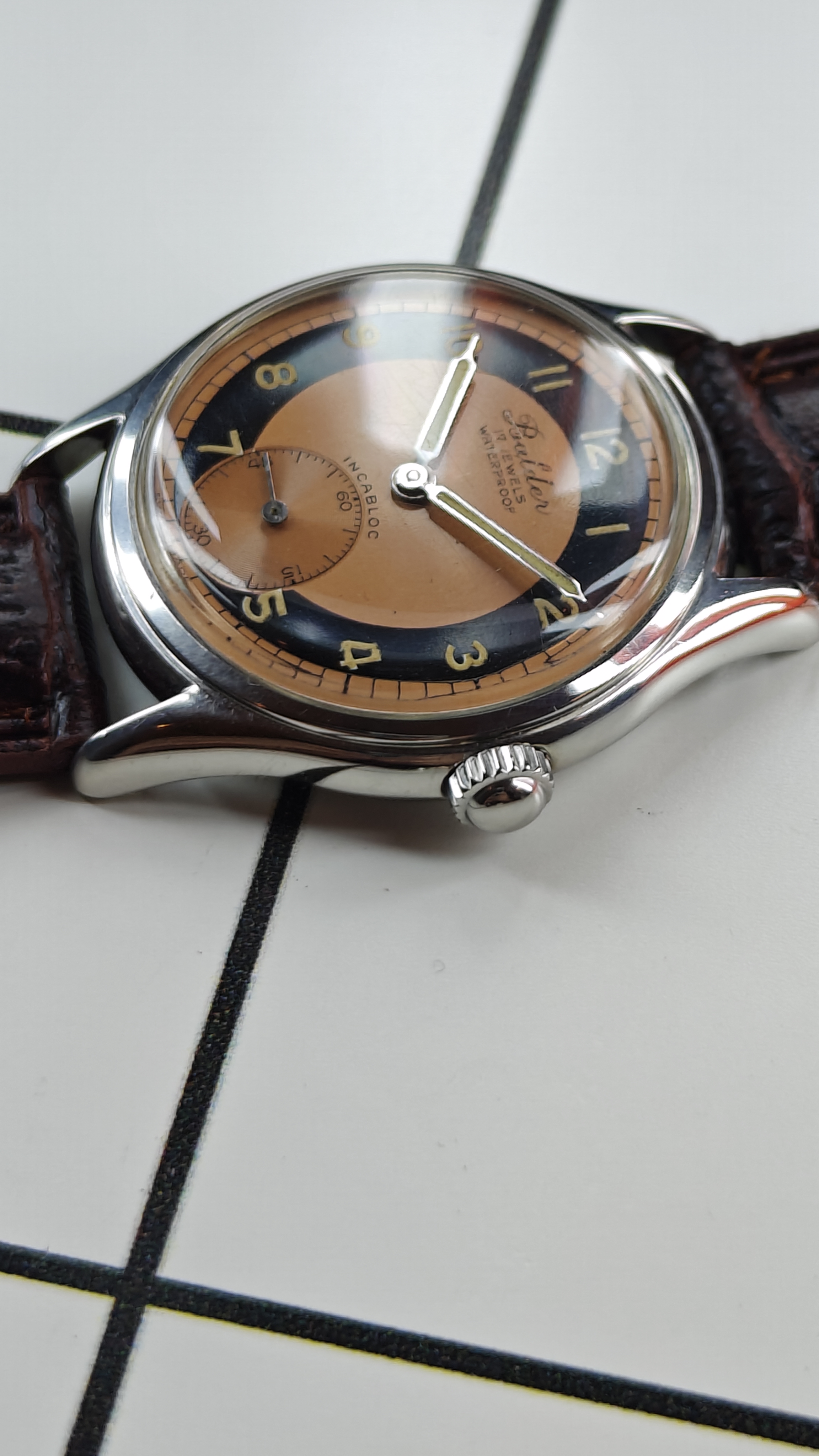 Vintage Balder 5716 Swiss Manual Watch from the 1940s