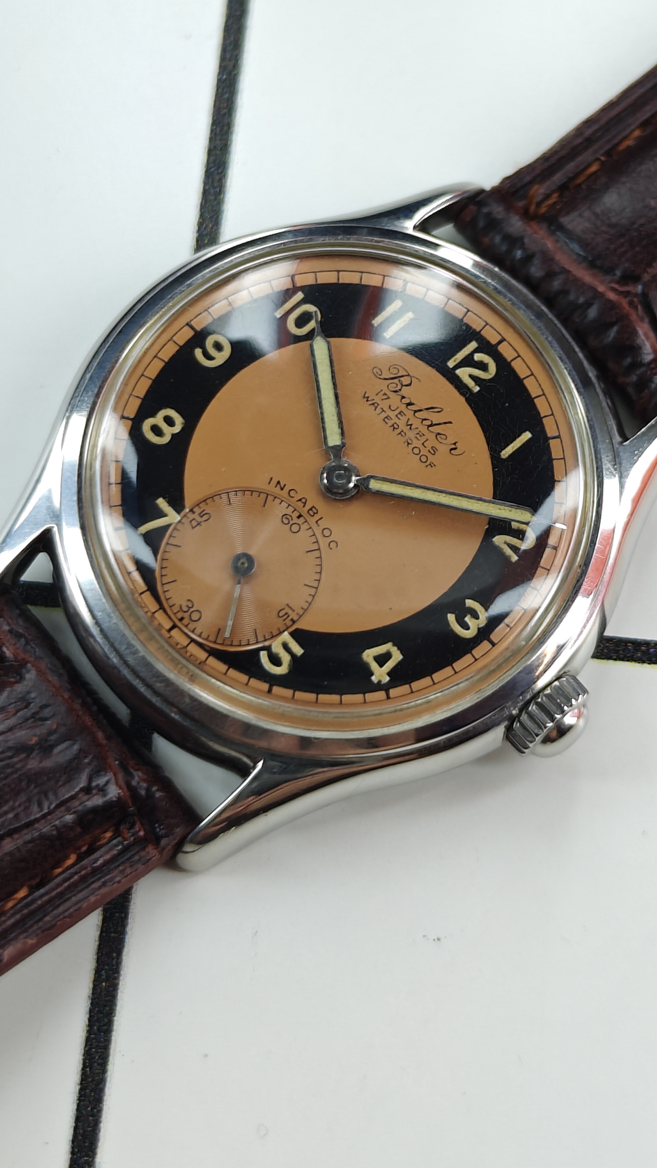 Vintage Balder 5716 Swiss Manual Watch from the 1940s