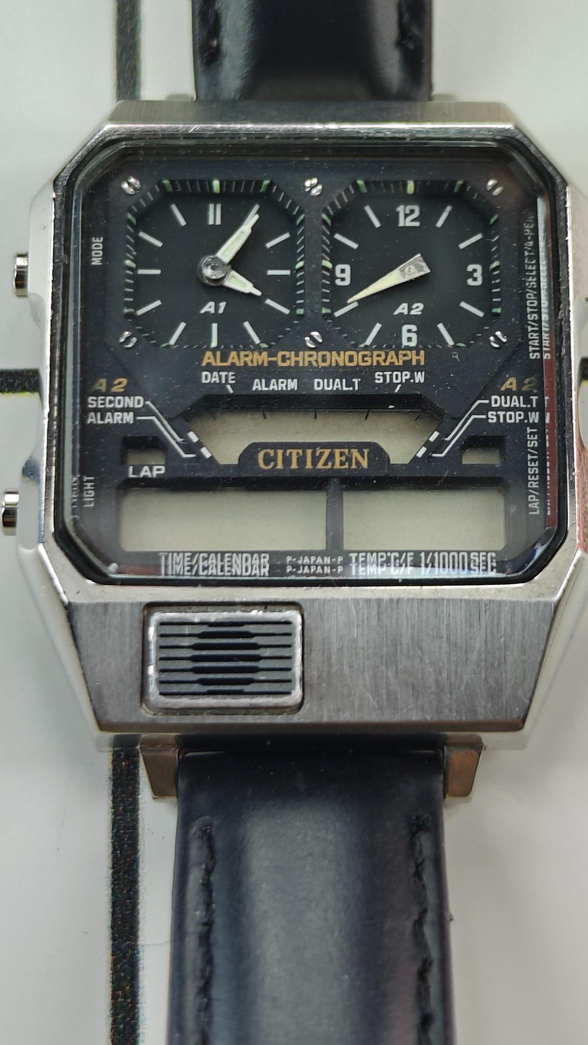 Vintage Citizen 8984 Thermometer Watch from the 1970/80s (Parts)