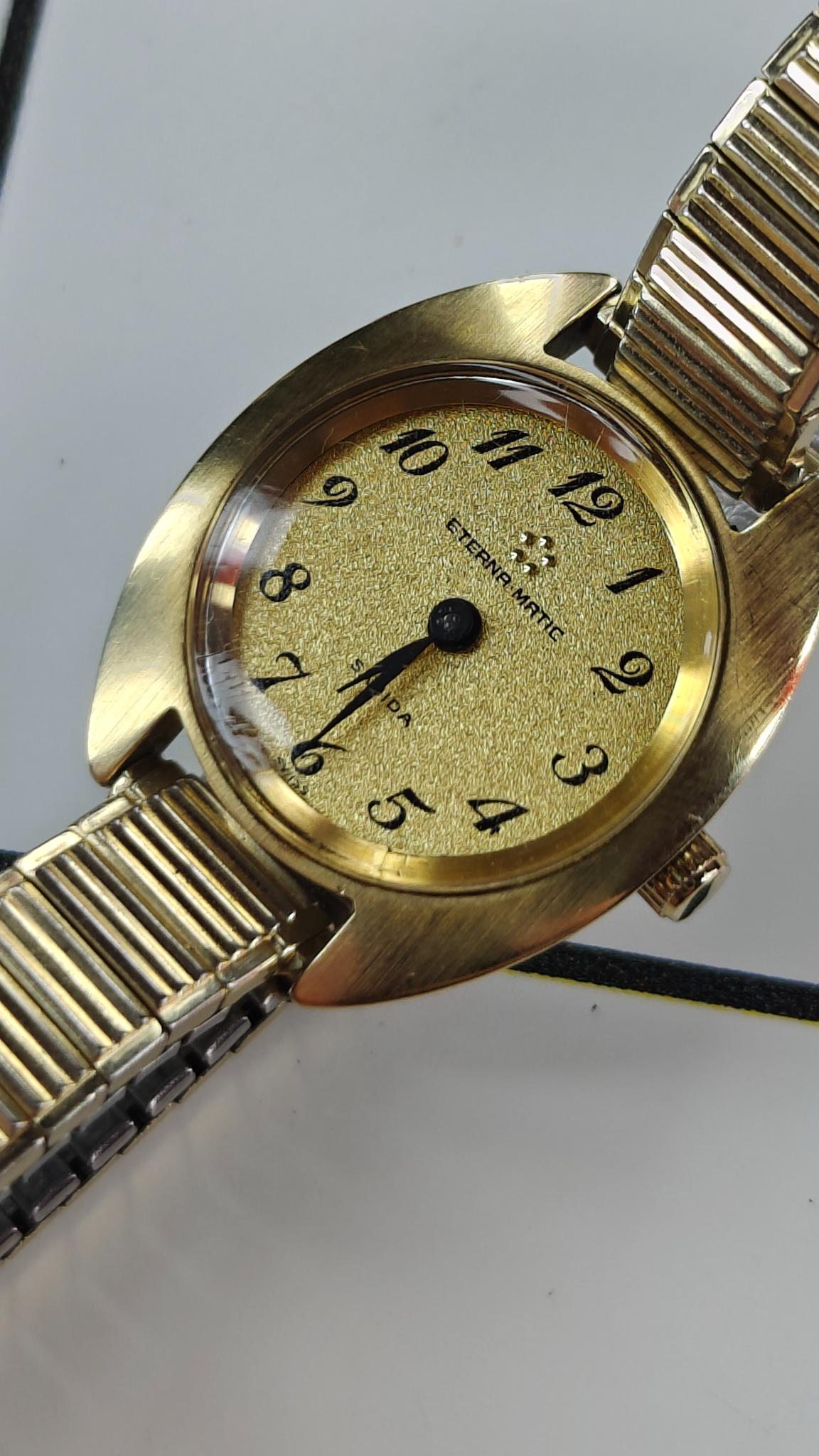 Vintage Eterna Matic Sahida Women's Automatic Watch from 1960/70’s 