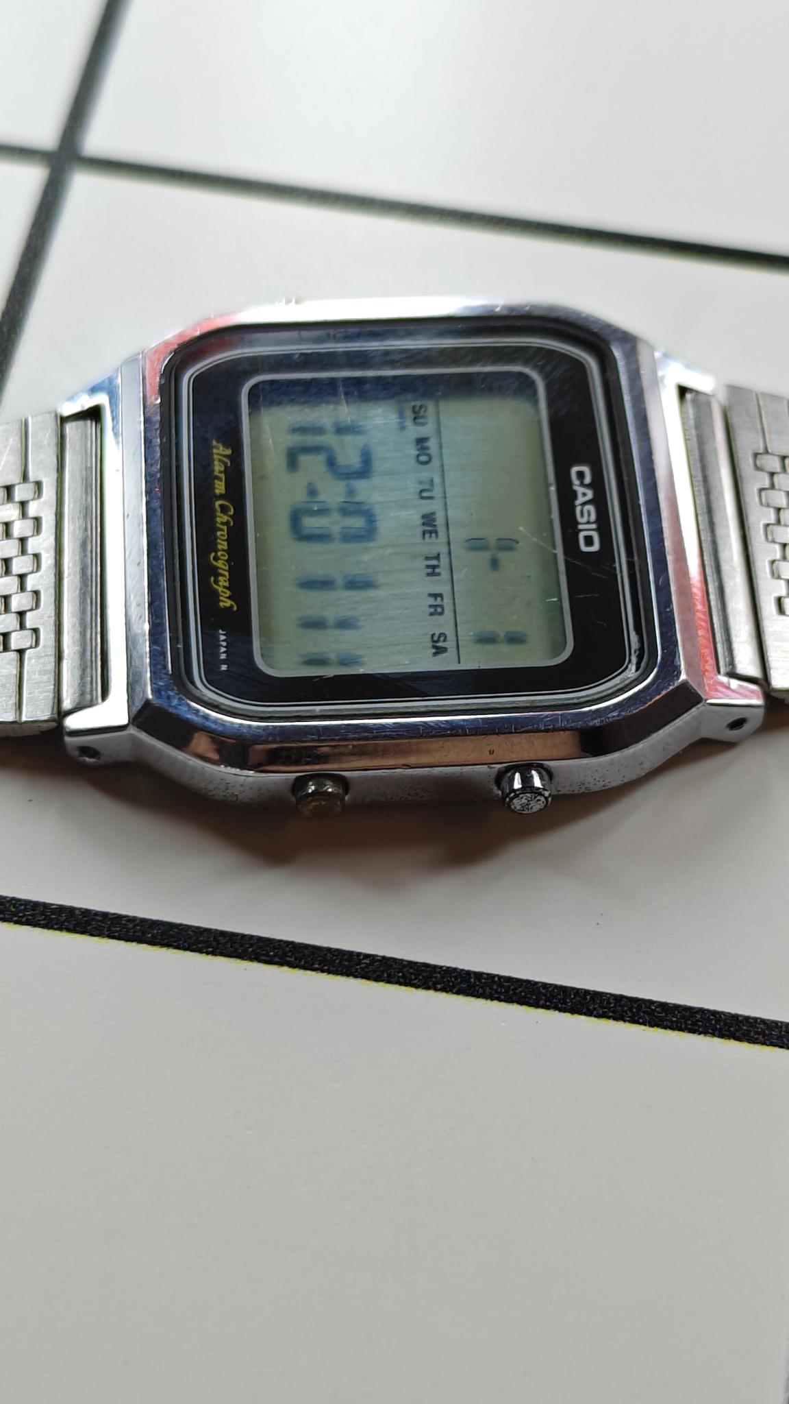 Vintage Casio Quartz 449 SA-70 Alarm Watch For Parts from 1980’s