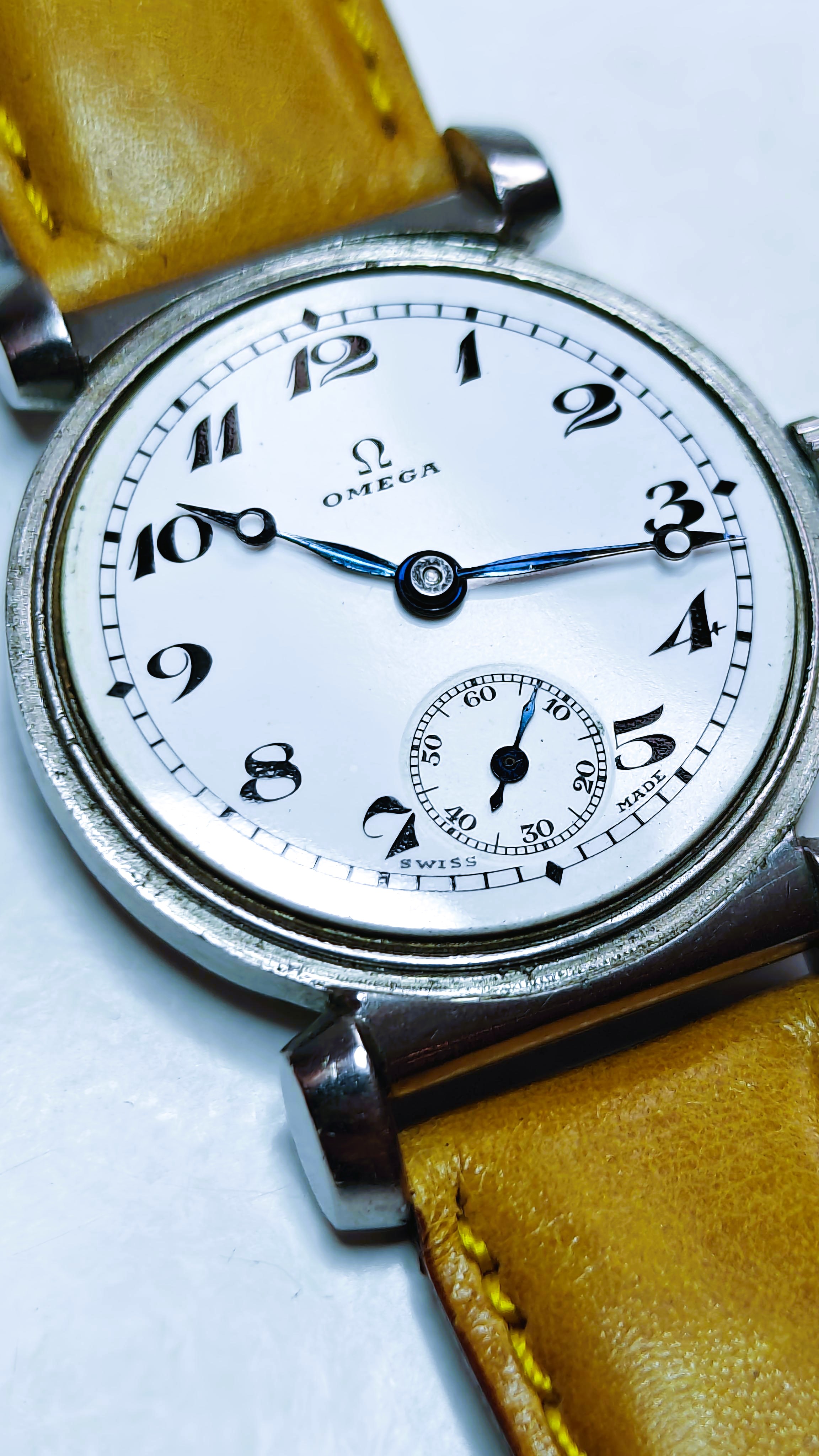 Omega Scarab Original Porcelain Dial - Completely 100% original All Round